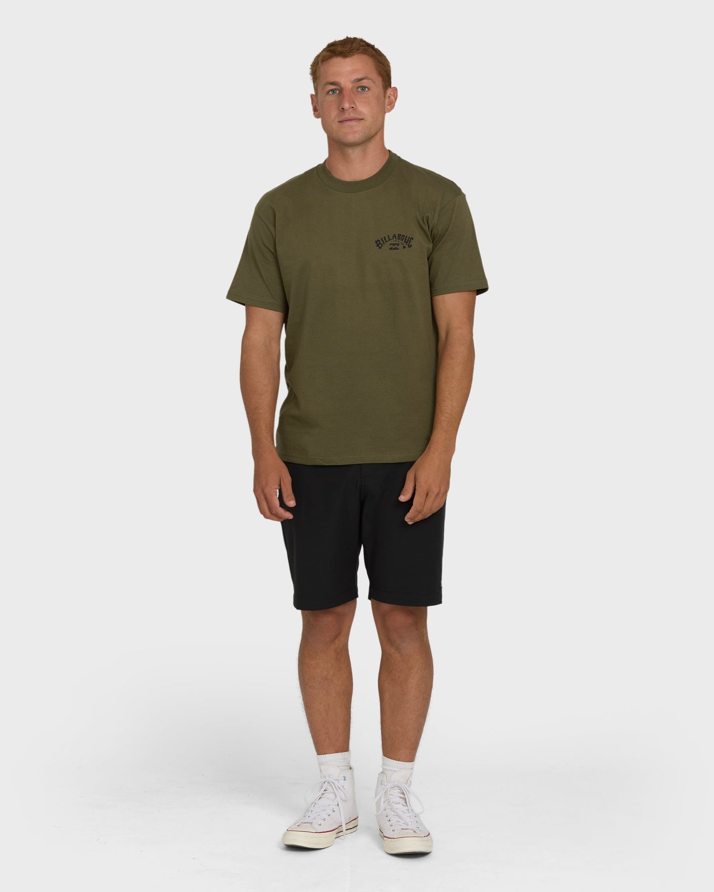 Arch Hi Regular Short Sleeve T-Shirt - Military