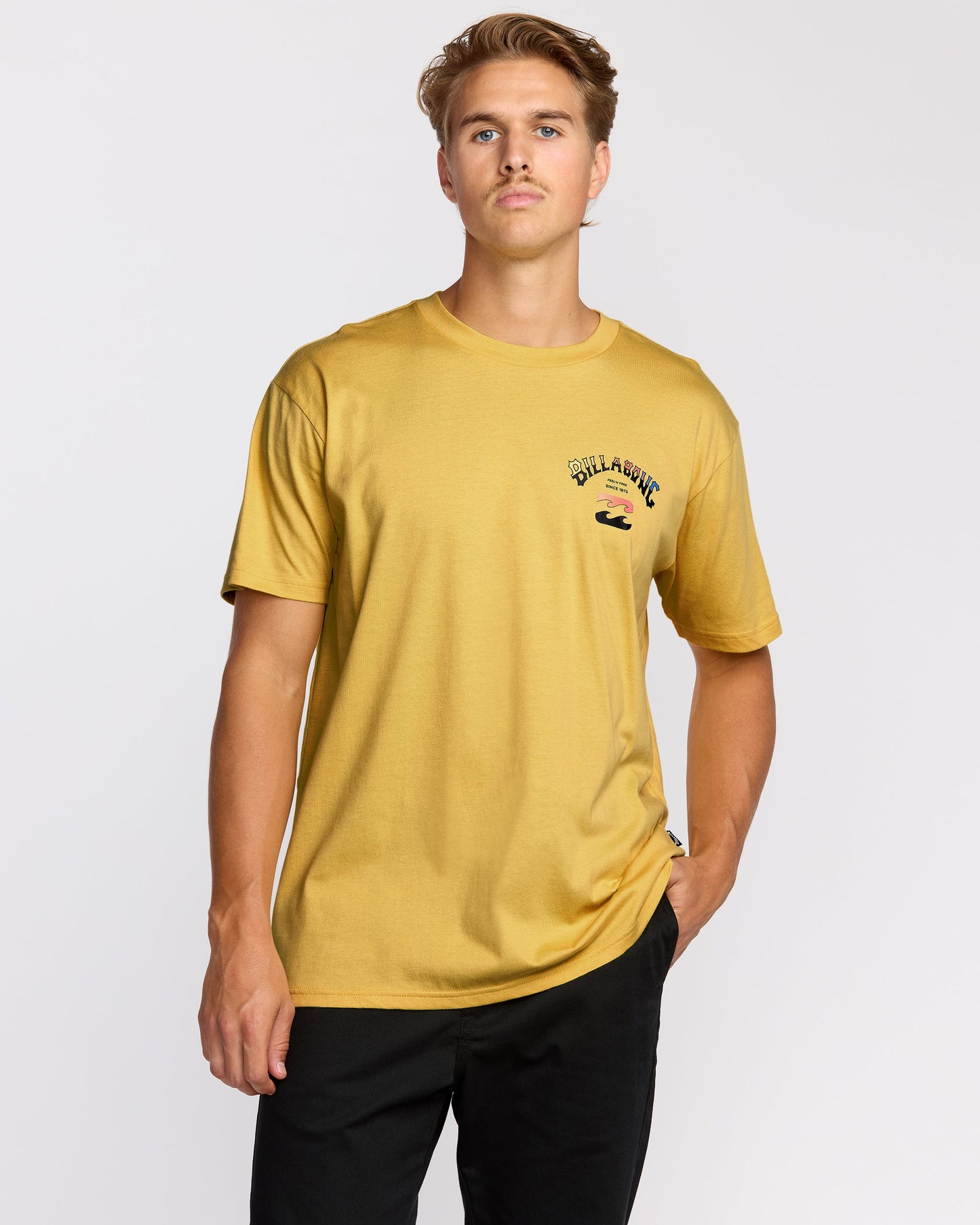 Arch Fade Premium Short Sleeve T-Shirt - Dust Yellow