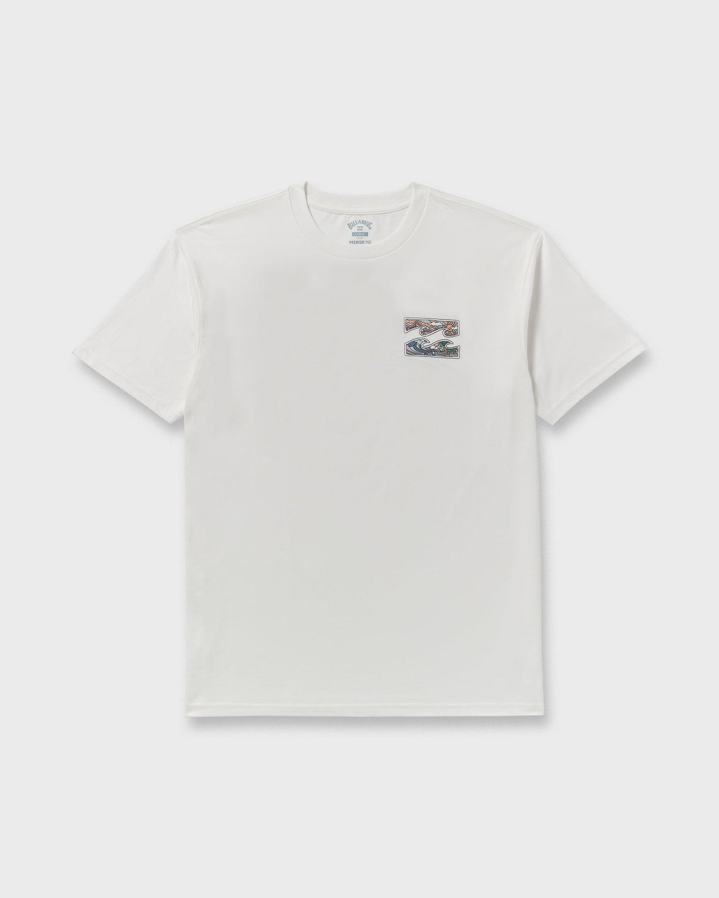 Crayon Wave Premium Short Sleeve T-Shirt - Off White