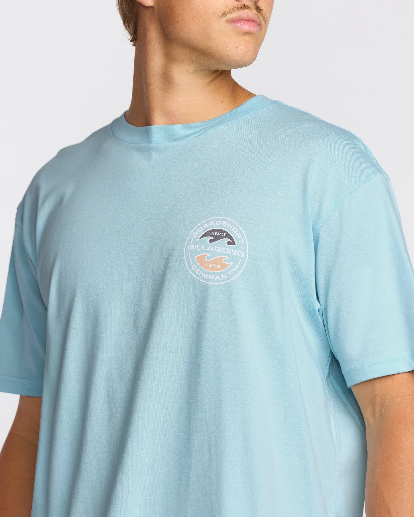 Hollow Premium Short Sleeve T-Shirt - Coastal Blue
