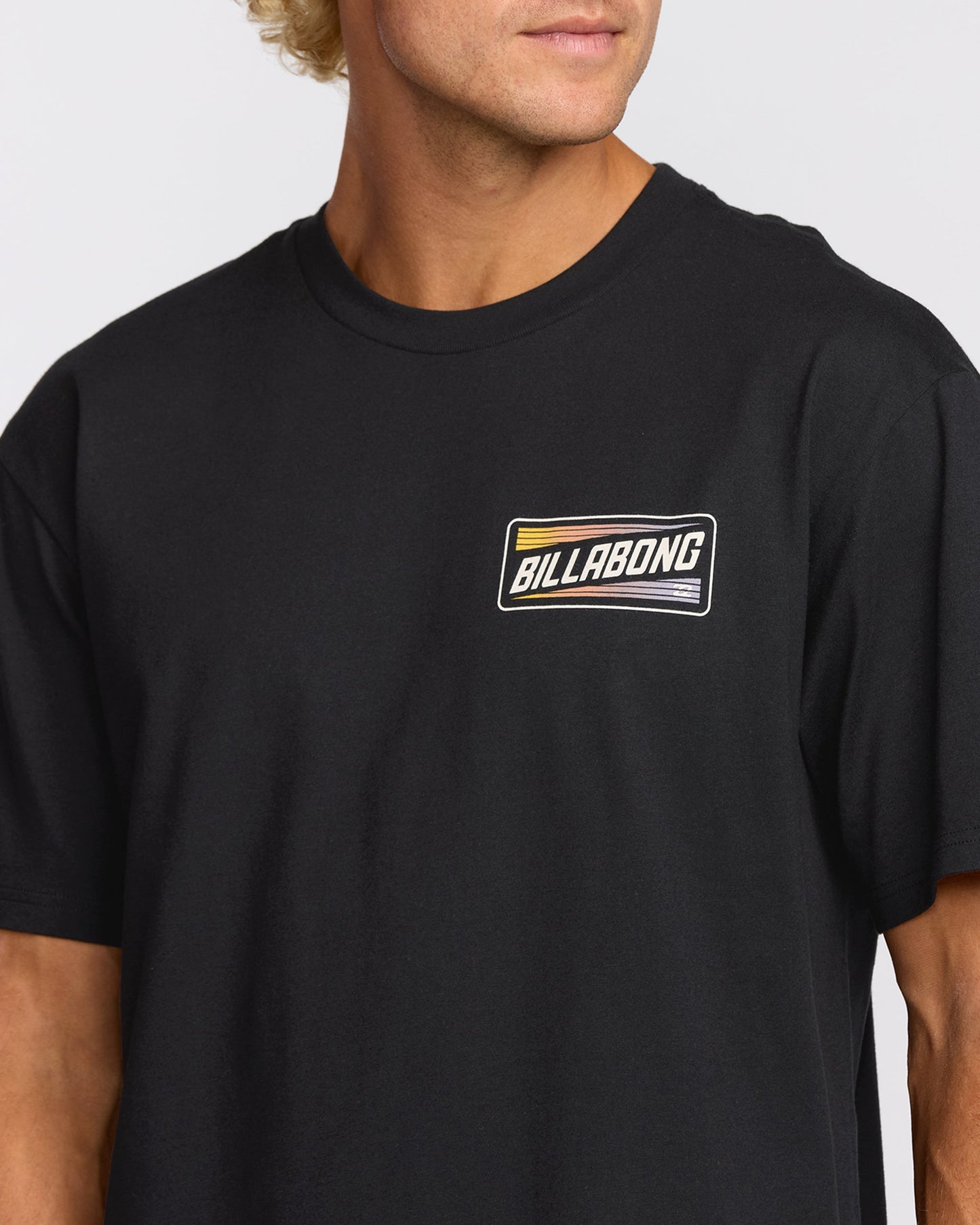 Walled Regular Short Sleeve T-Shirt - Black