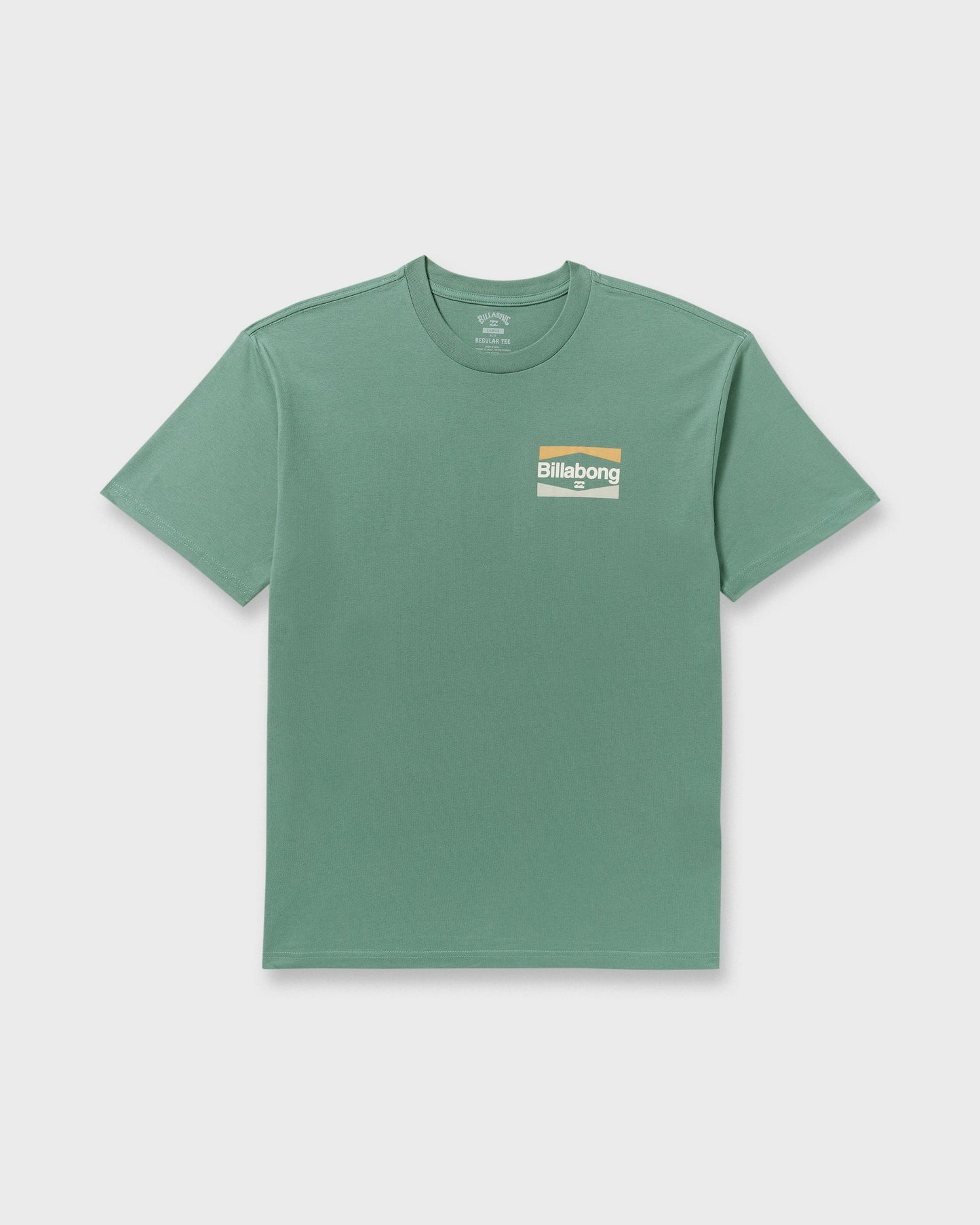 Walled Regular Short Sleeve T-Shirt - Sage Green