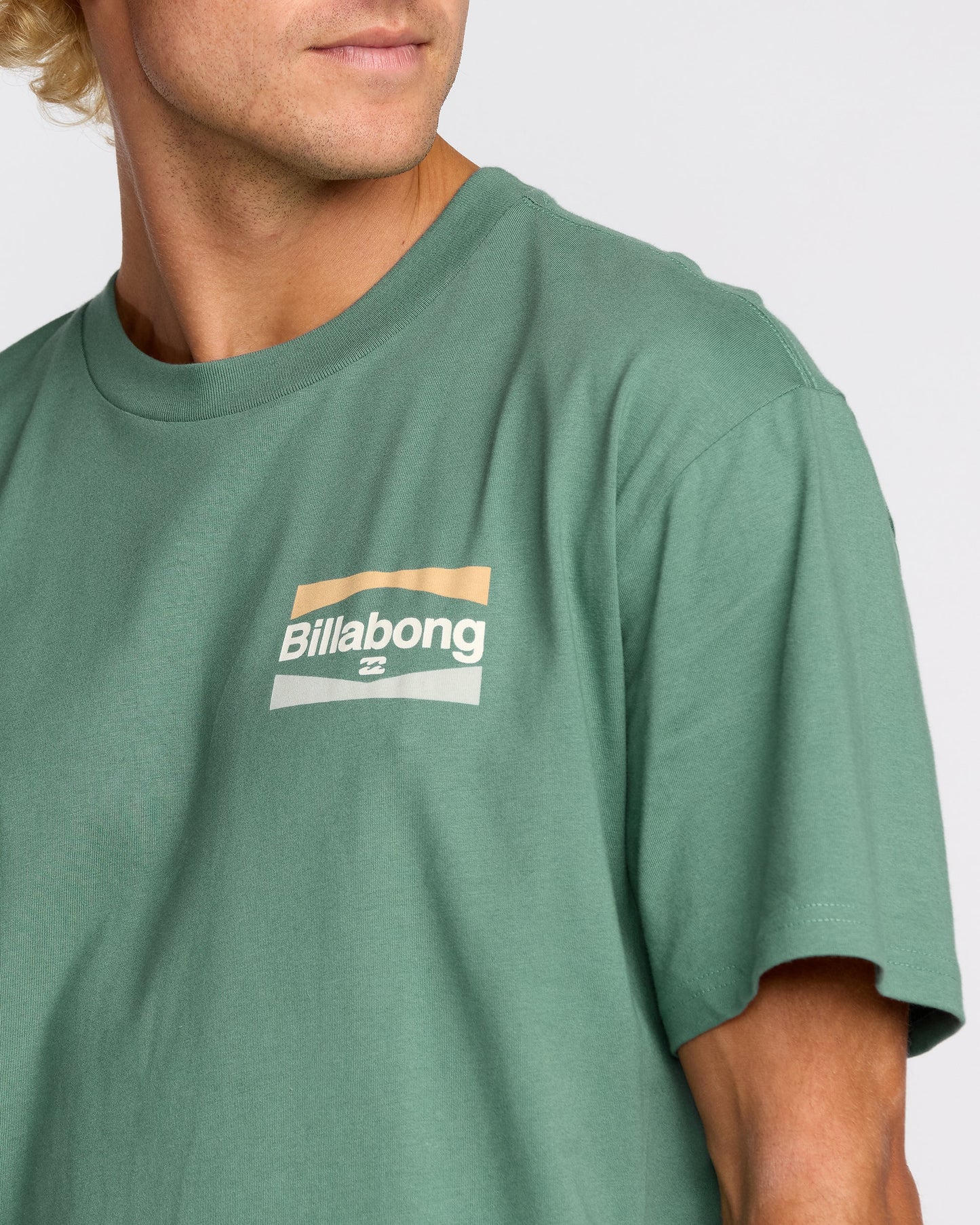 Walled Regular Short Sleeve T-Shirt - Sage Green