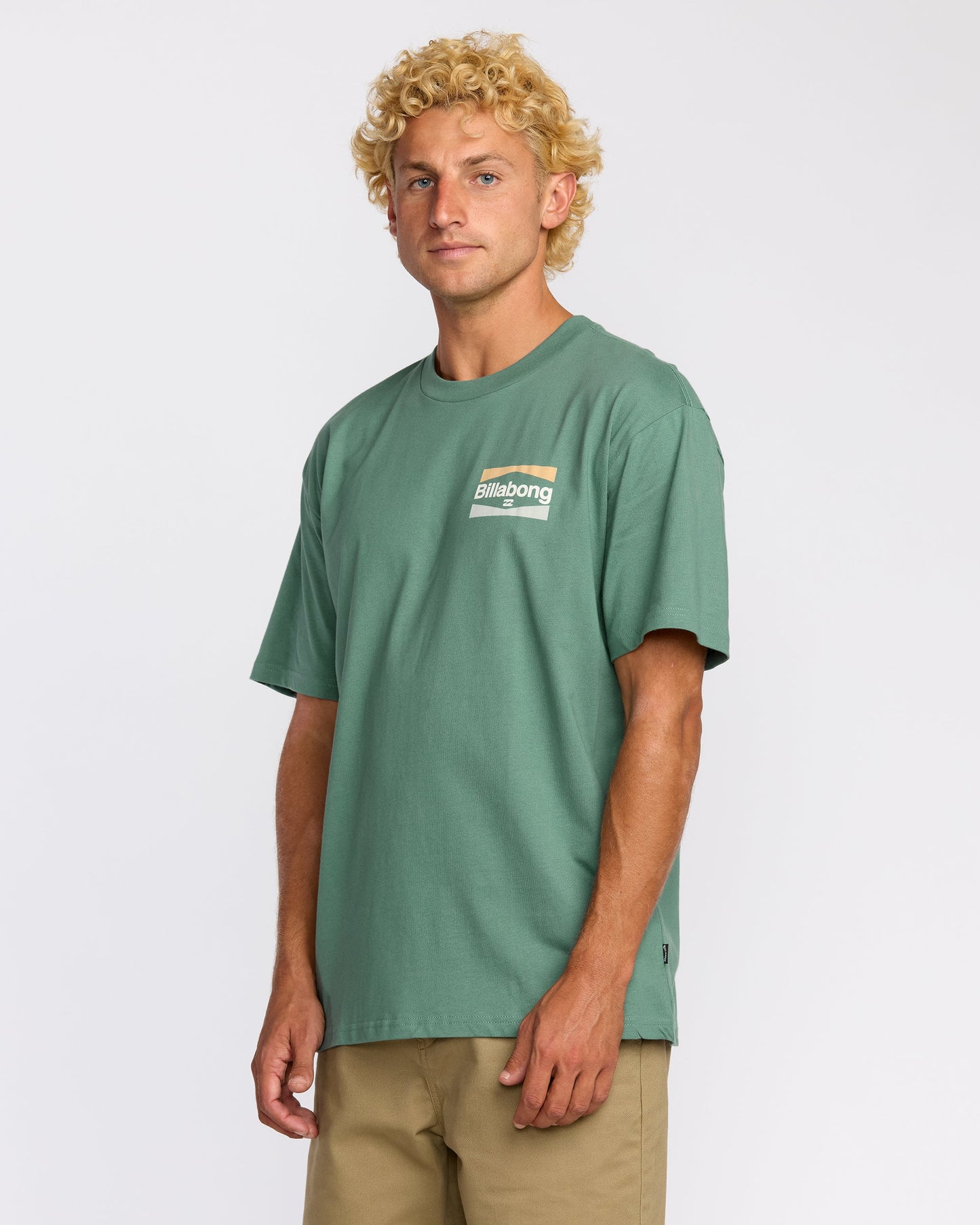 Walled Regular Short Sleeve T-Shirt - Sage Green