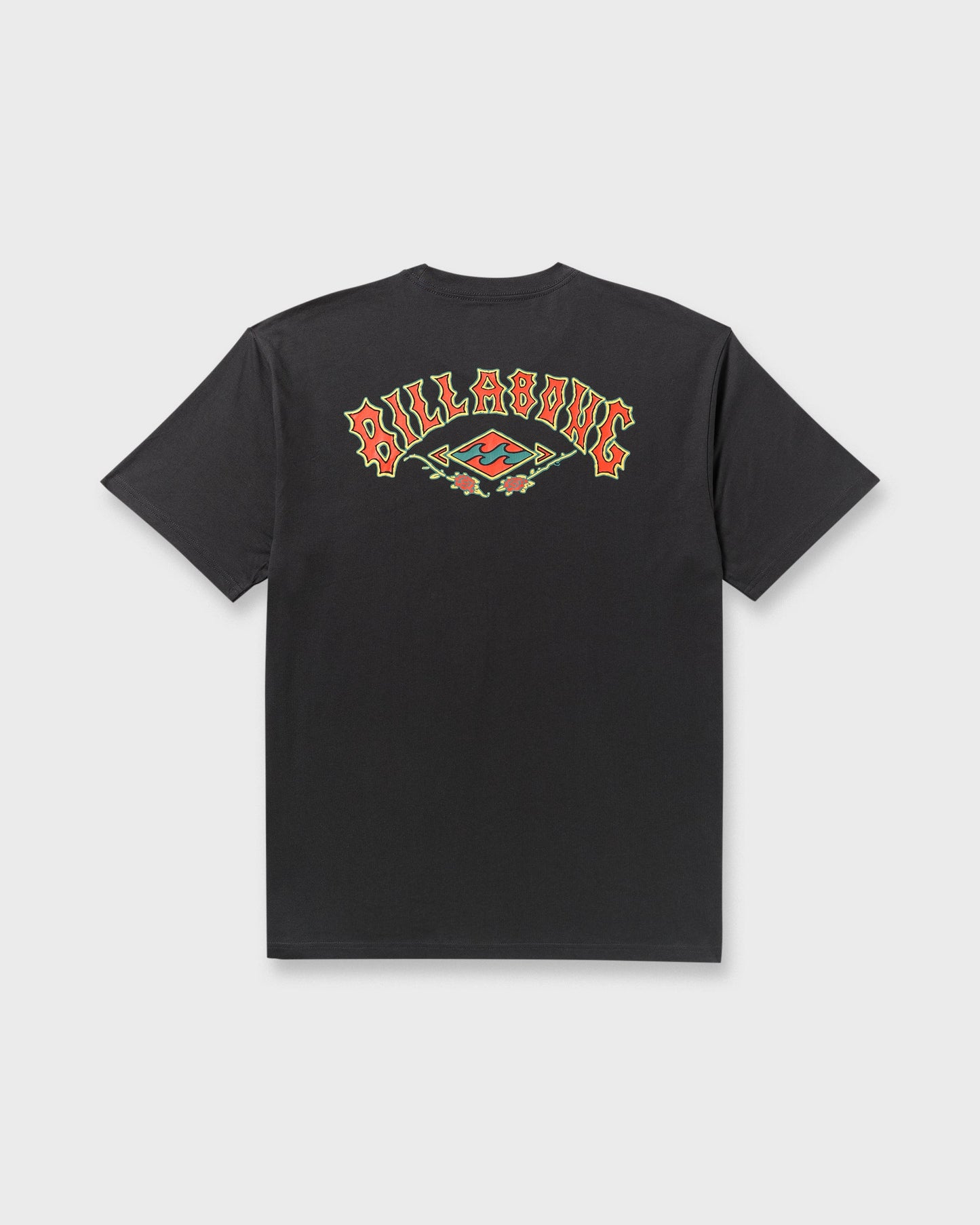 Rose Arch Regular Short Sleeve T-Shirt - Washed Black