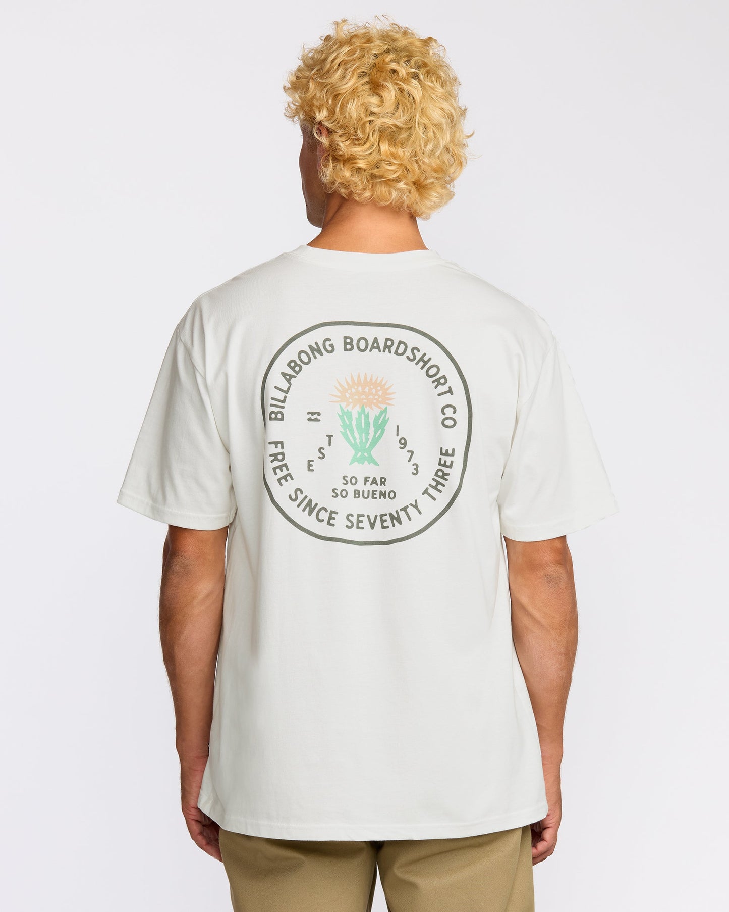 Desert Flower Regular Short Sleeve T-Shirt - Off White