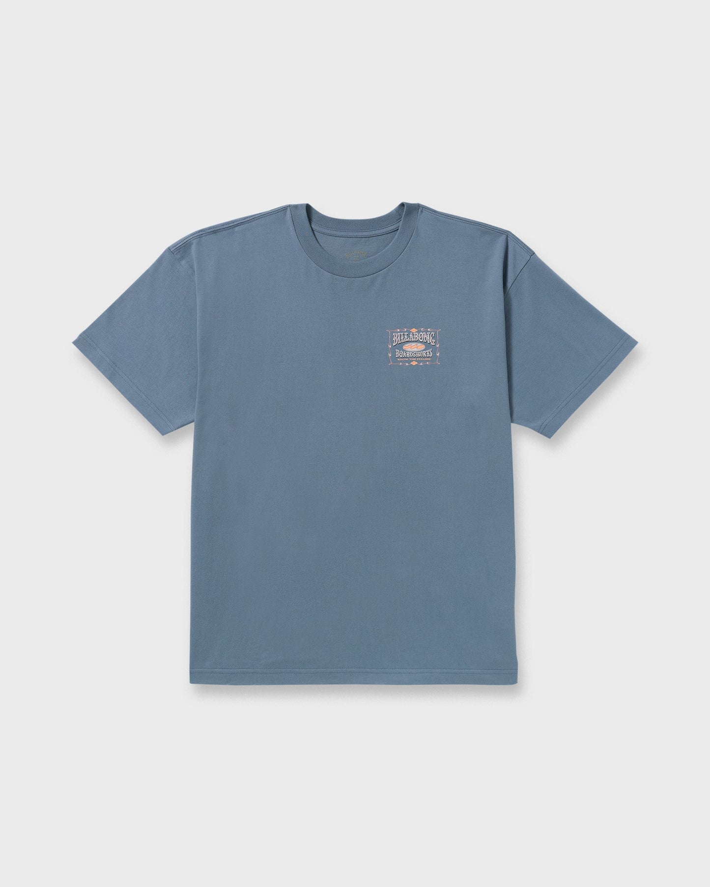 Double Spread OG Short Sleeve T-Shirt - Steel Blue
