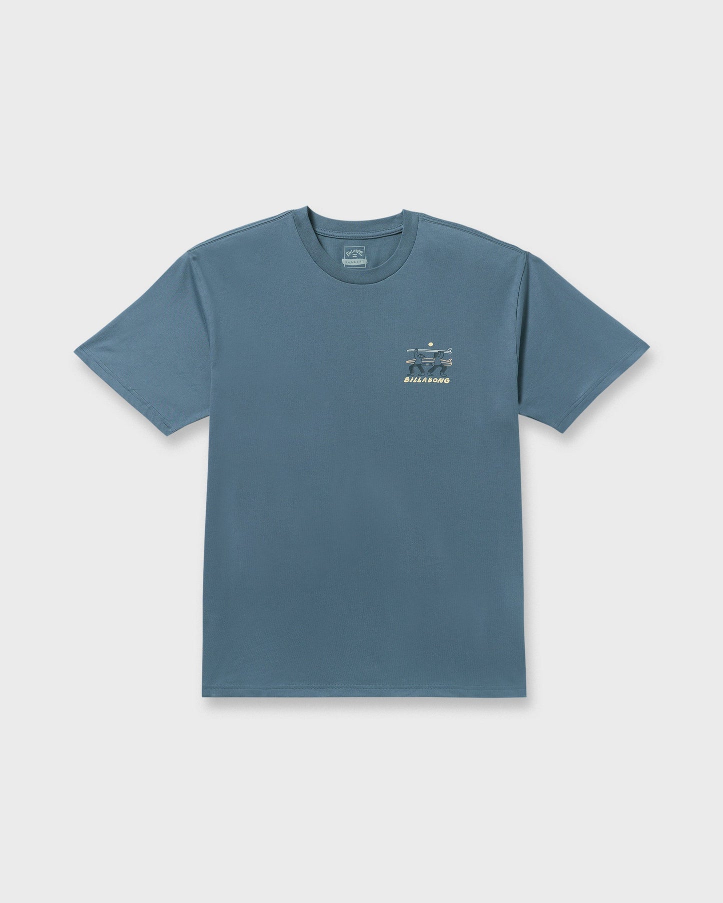 Split The Peak Regular Short Sleeve T-Shirt - Steel Blue
