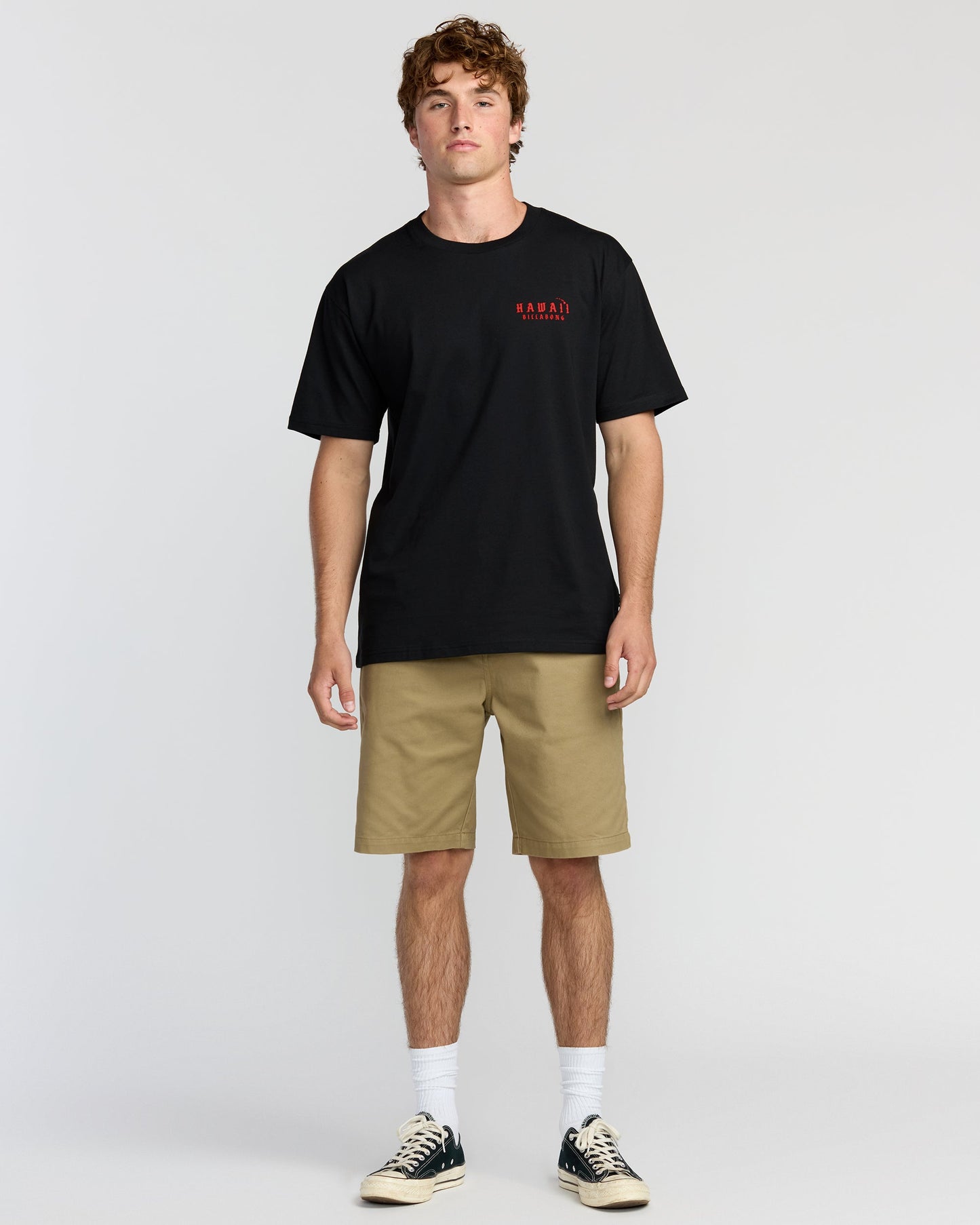 Skull Wave Hi Regular Short Sleeve T-Shirt - Black