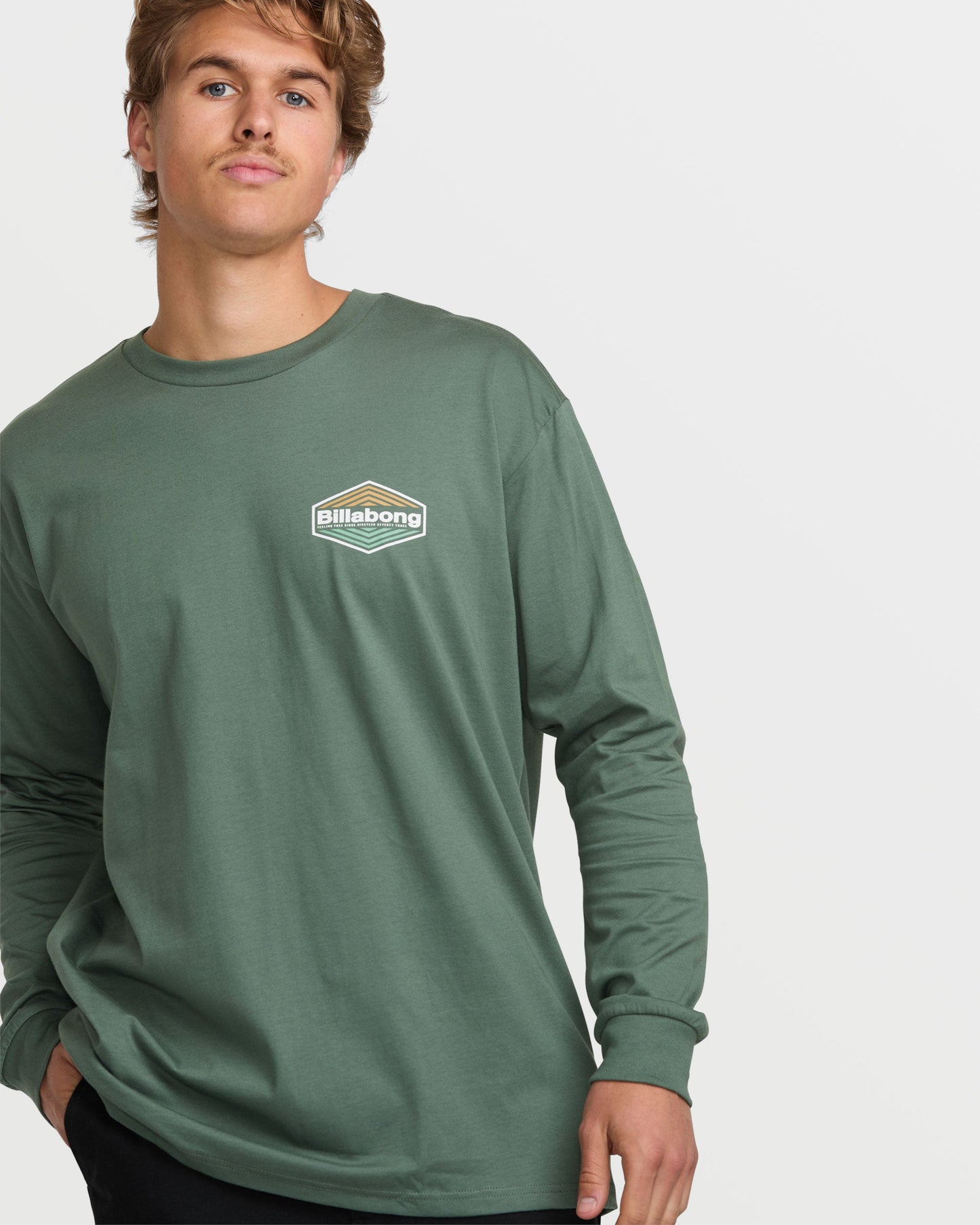 Walled Regular Long Sleeve Tee - Dark Slate