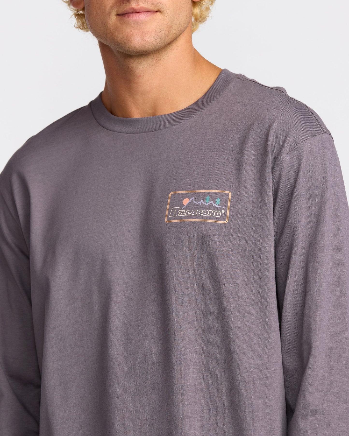 Range A/Div Long Sleeve T-Shirt - Grey Violet