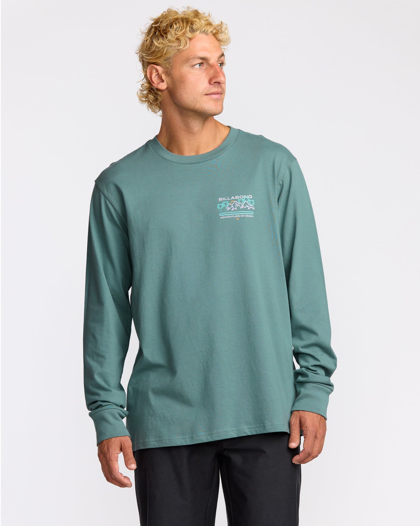 Coastal Range A/Div Long Sleeve T-Shirt - Sea Blue