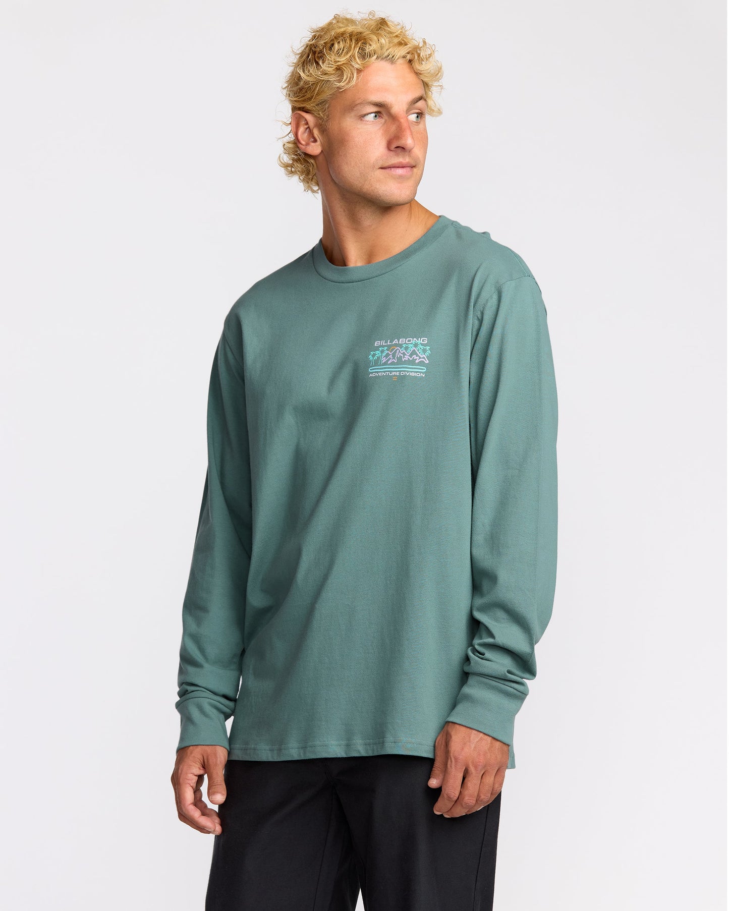 Coastal Range A/Div Long Sleeve T-Shirt - Sea Blue
