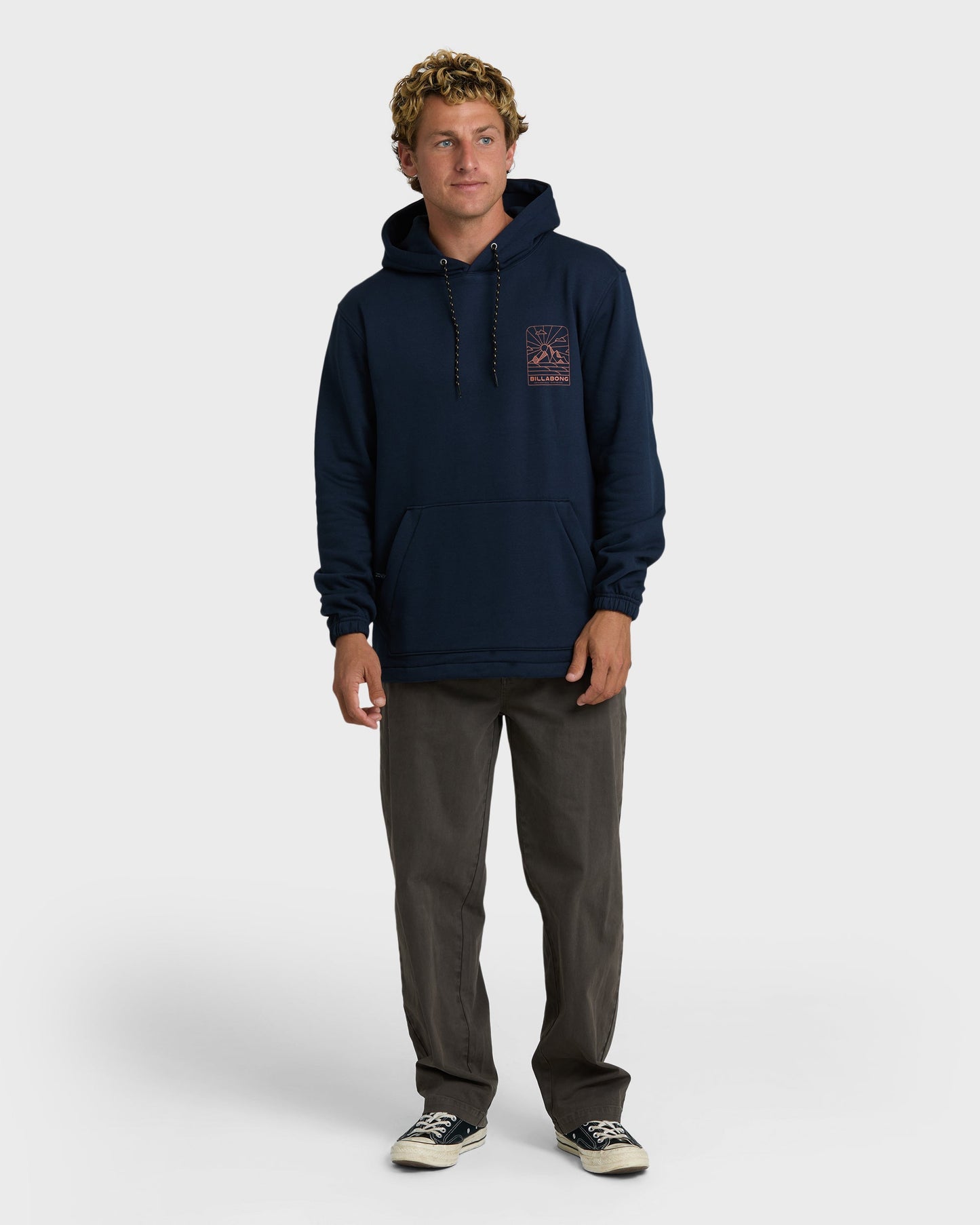 Compass Pullover Sweatshirt - Navy