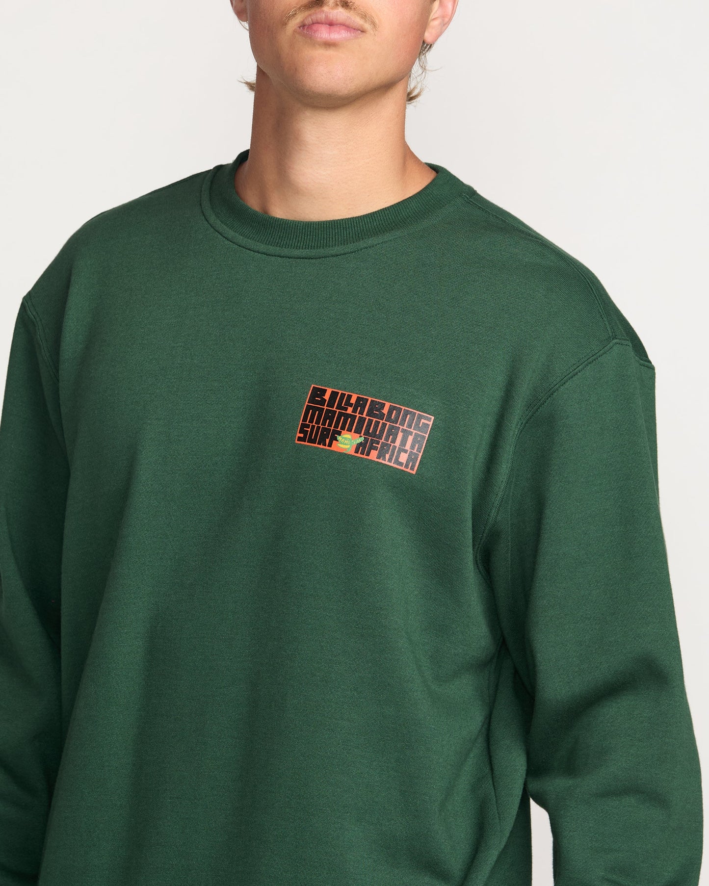Billabong x Mami Wata Surf Africa Crew Sweatshirt - Forest
