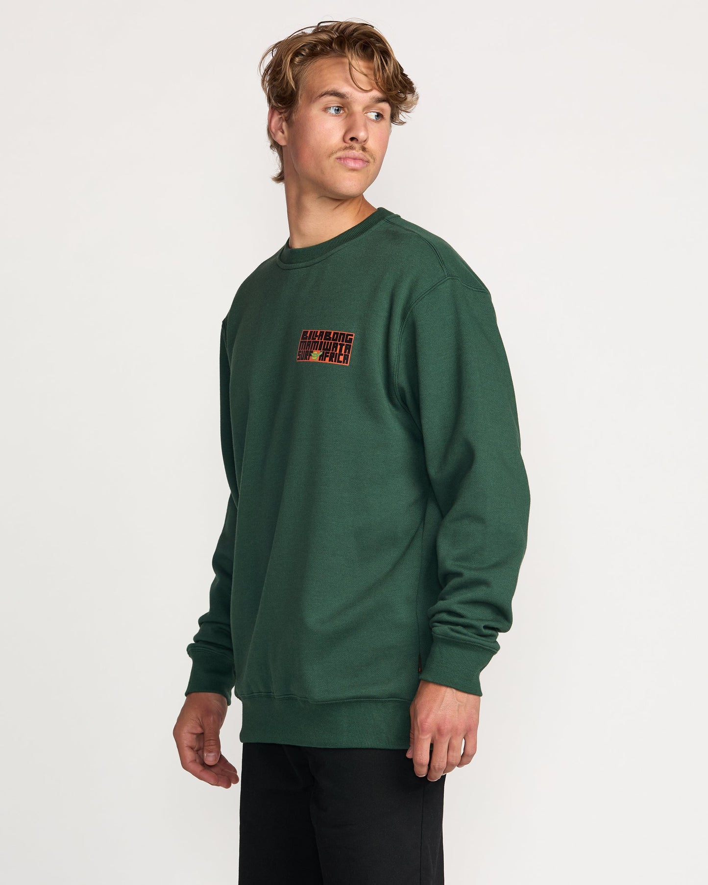 Billabong x Mami Wata Surf Africa Crew Sweatshirt - Forest