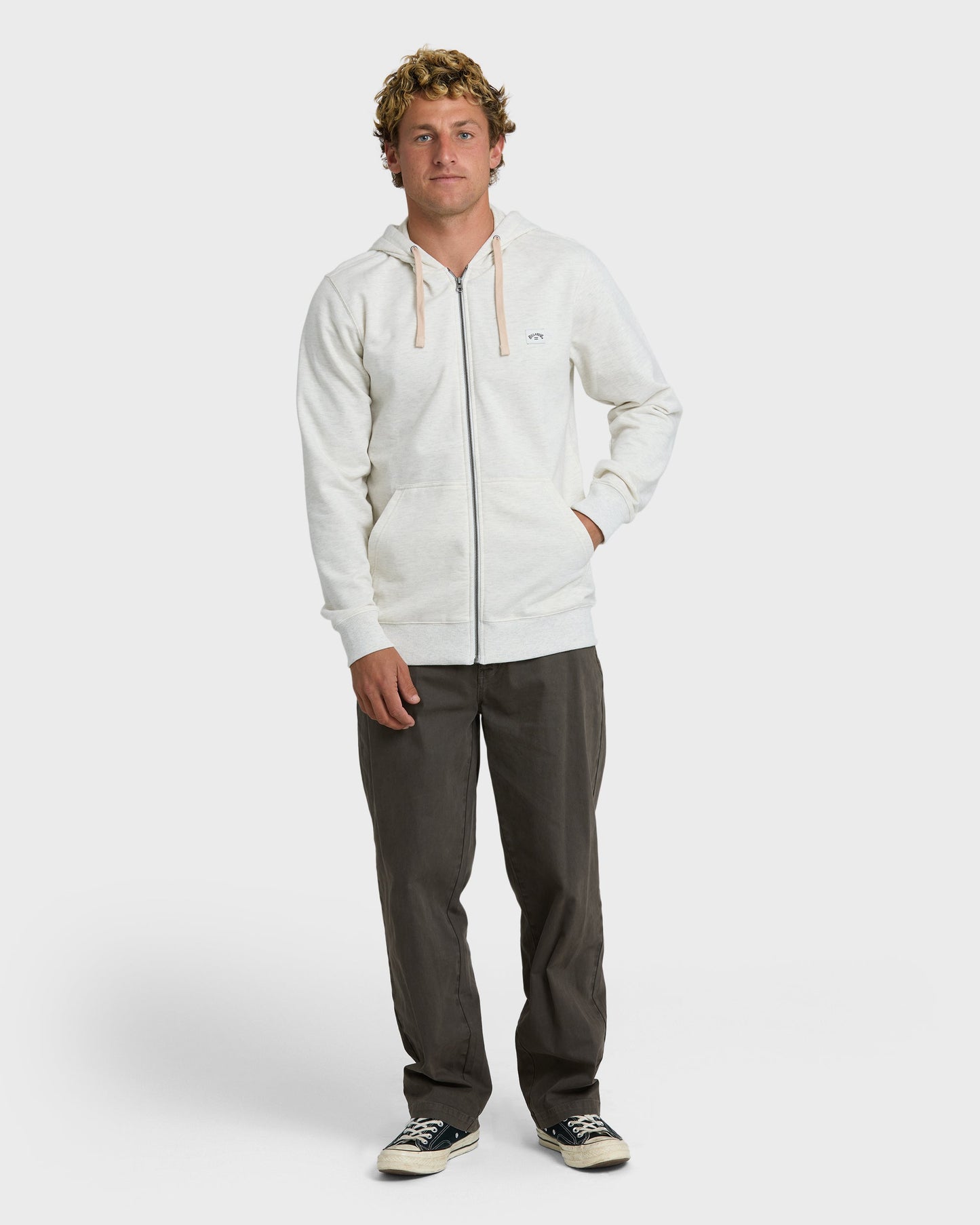 All Day Zip Sweatshirt - Light Gray Heather