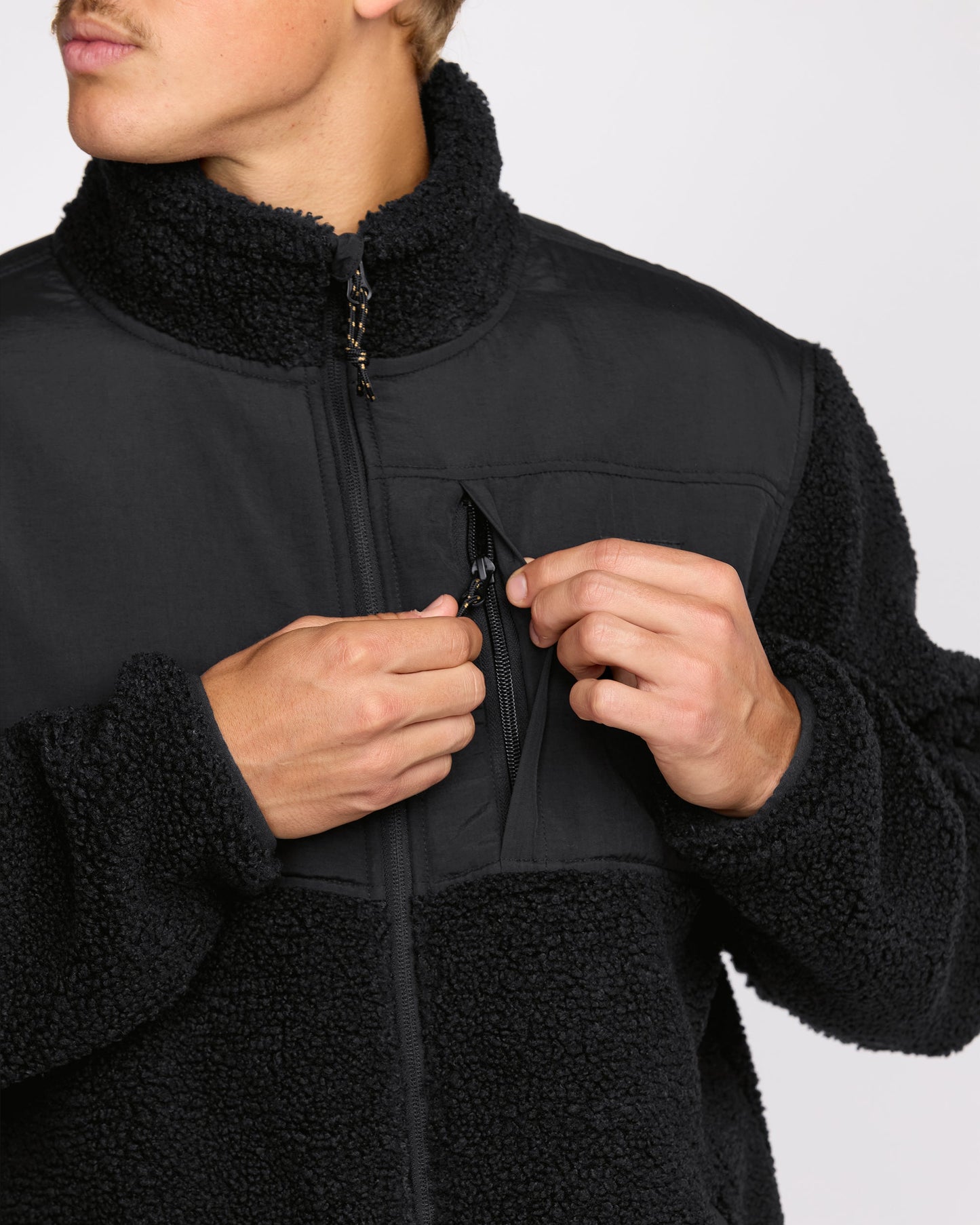 Boundary Summit Zip Sweatshirt - Black