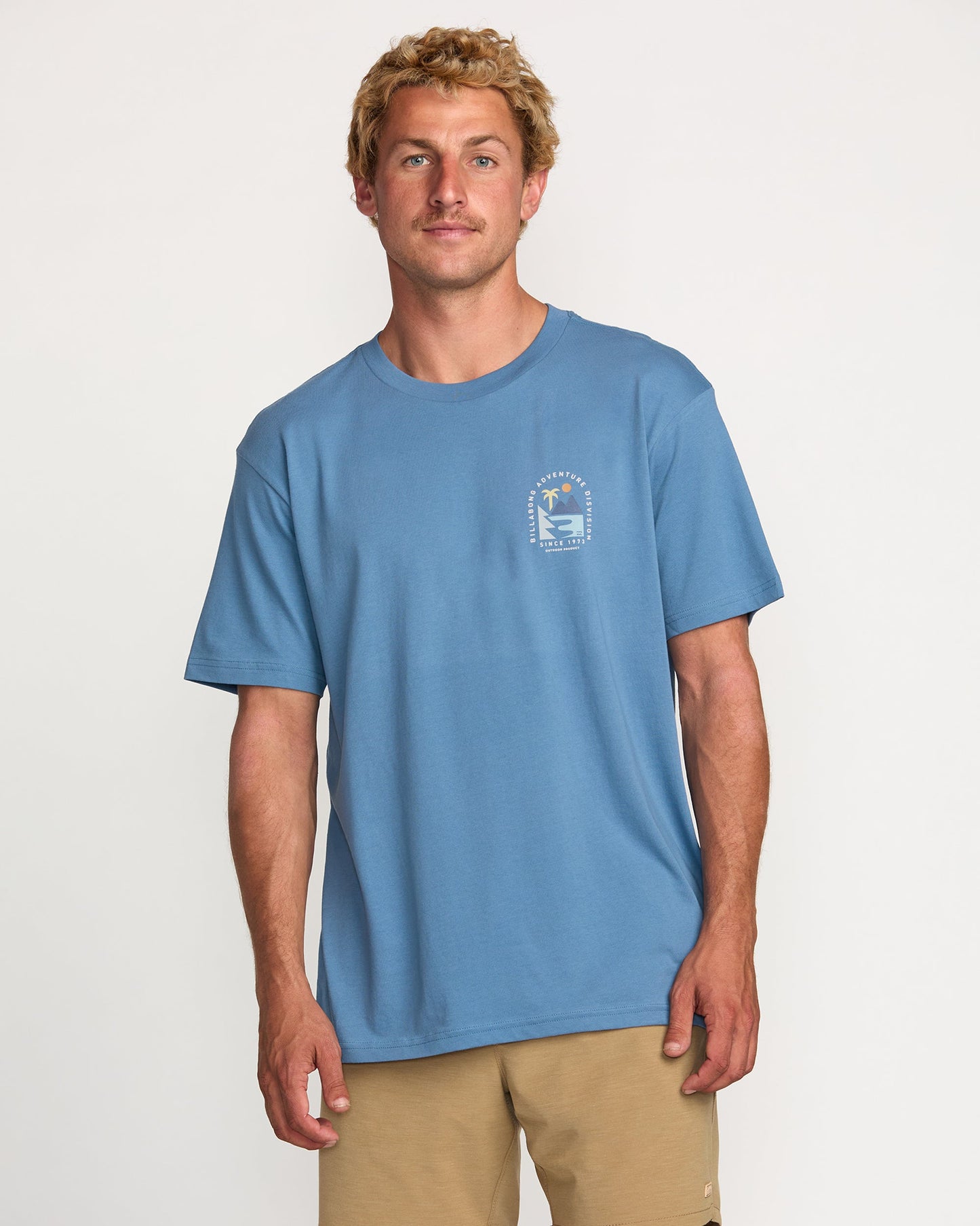 Sundown A/Div Tee - Carolina Blue