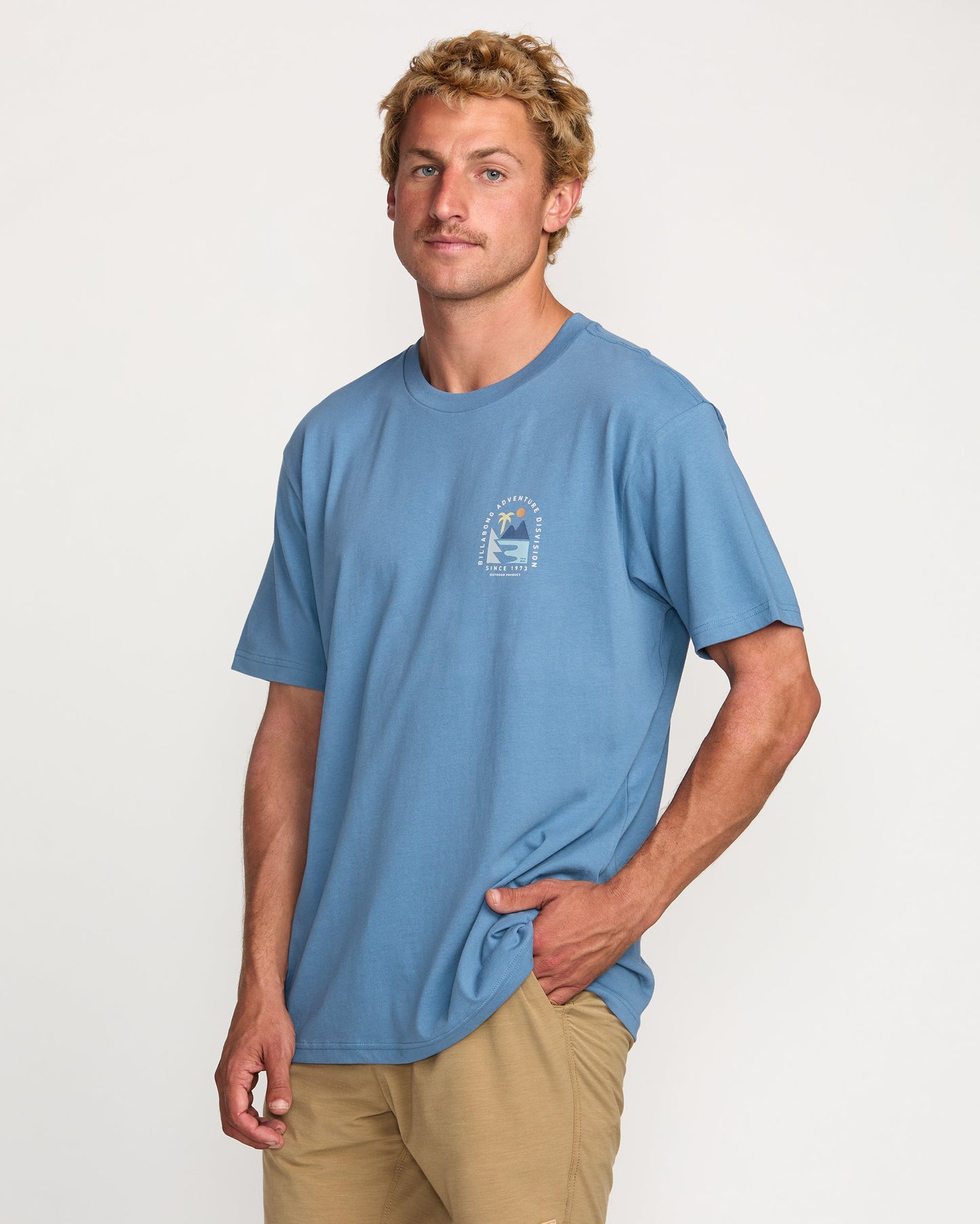 Sundown A/Div Tee - Carolina Blue