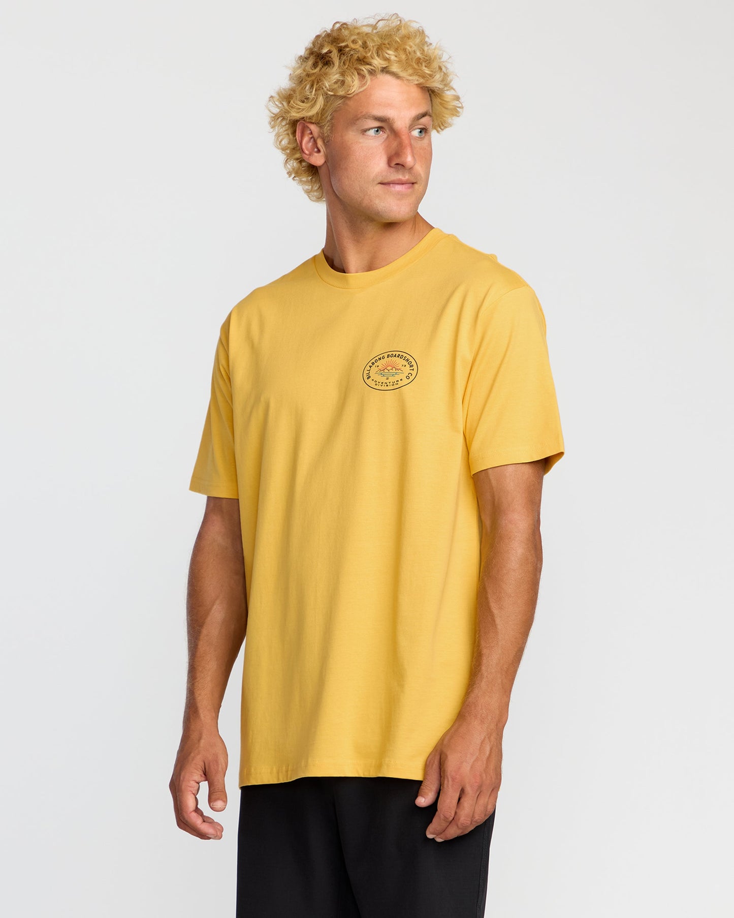 Sierras A/Div Short Sleeve T-Shirt - Dust Yellow