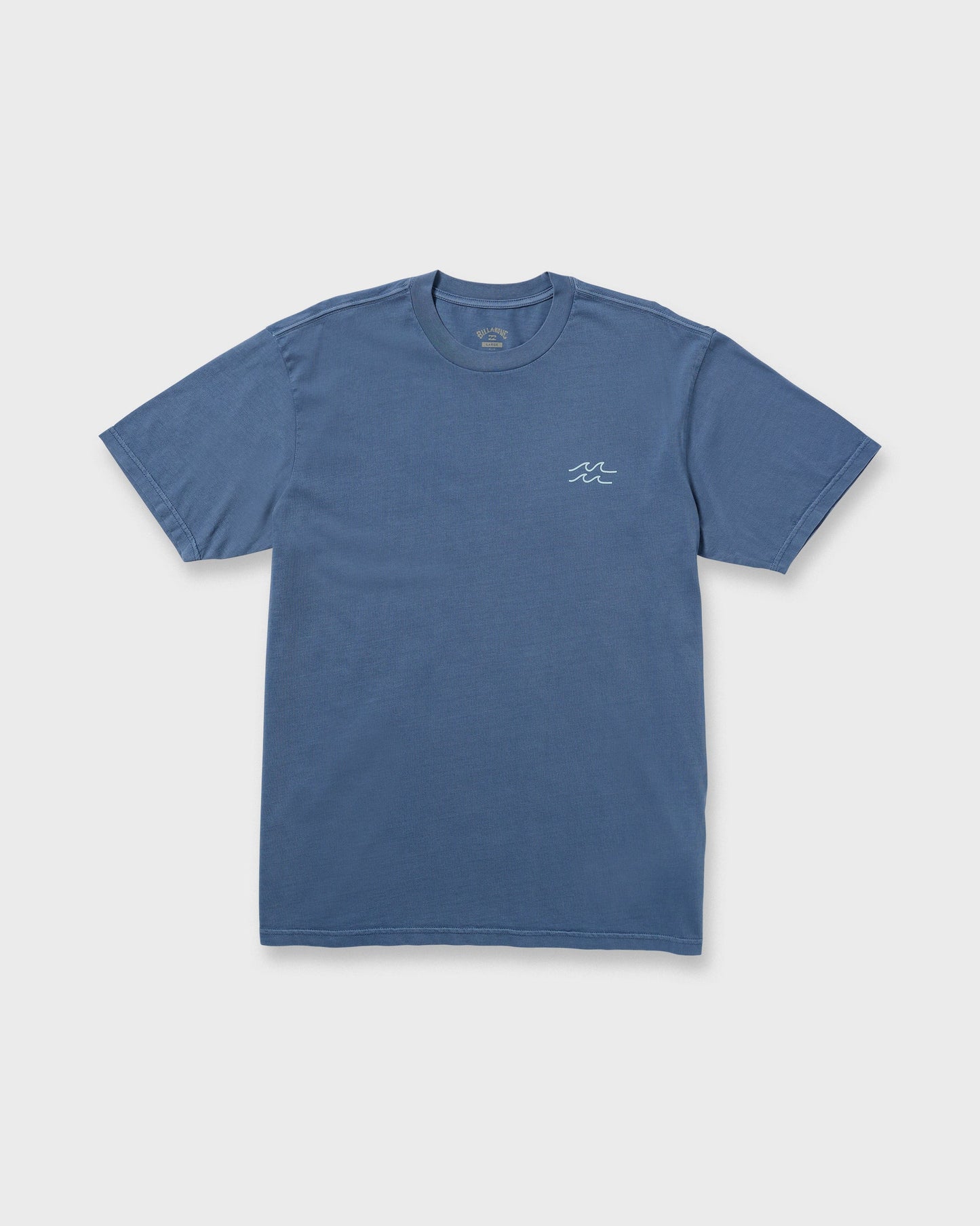 Palms In The Sun Premium Wave Wash Tee - Slate Blue