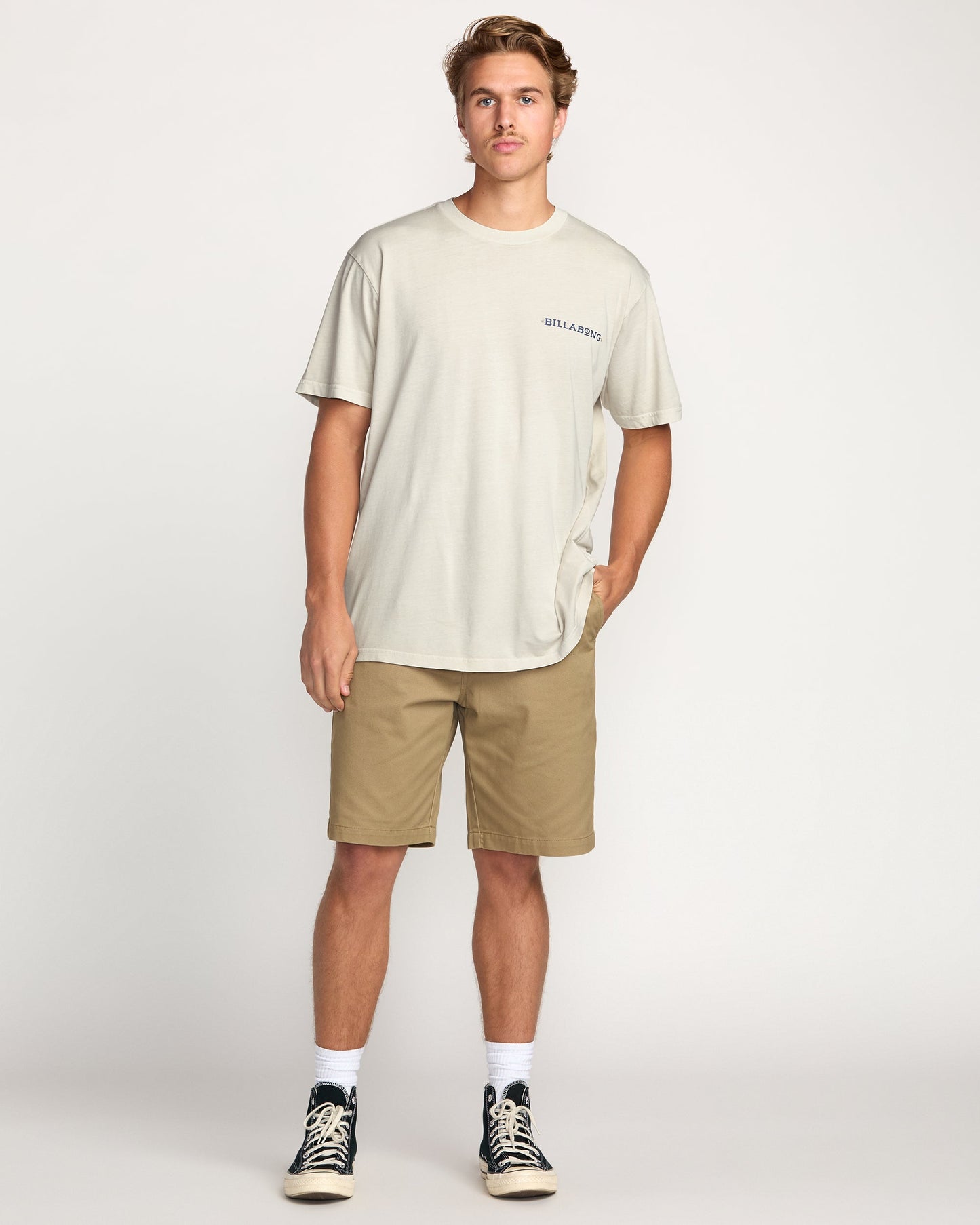 Paise Haze Premium Wave Wash Tee - Chino