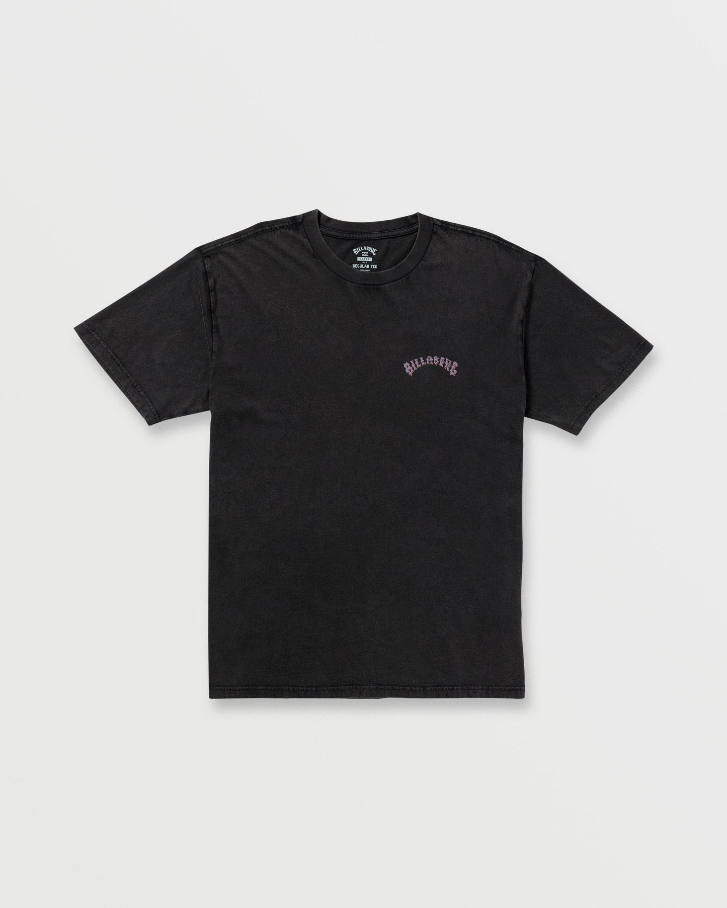 Decal Regular Wave Wash Tee - Washed Black