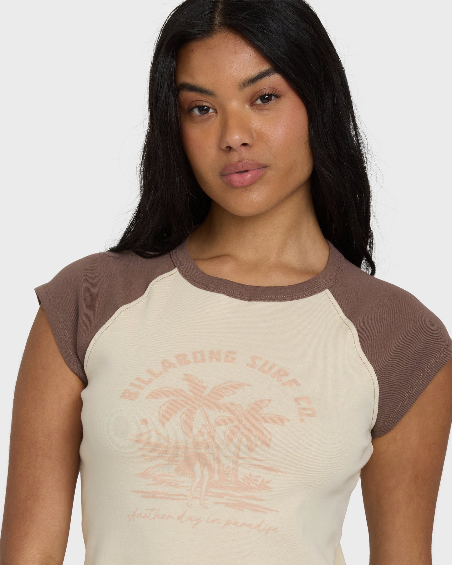 Paradise Raglan Short Sleeve T-Shirt - Kona