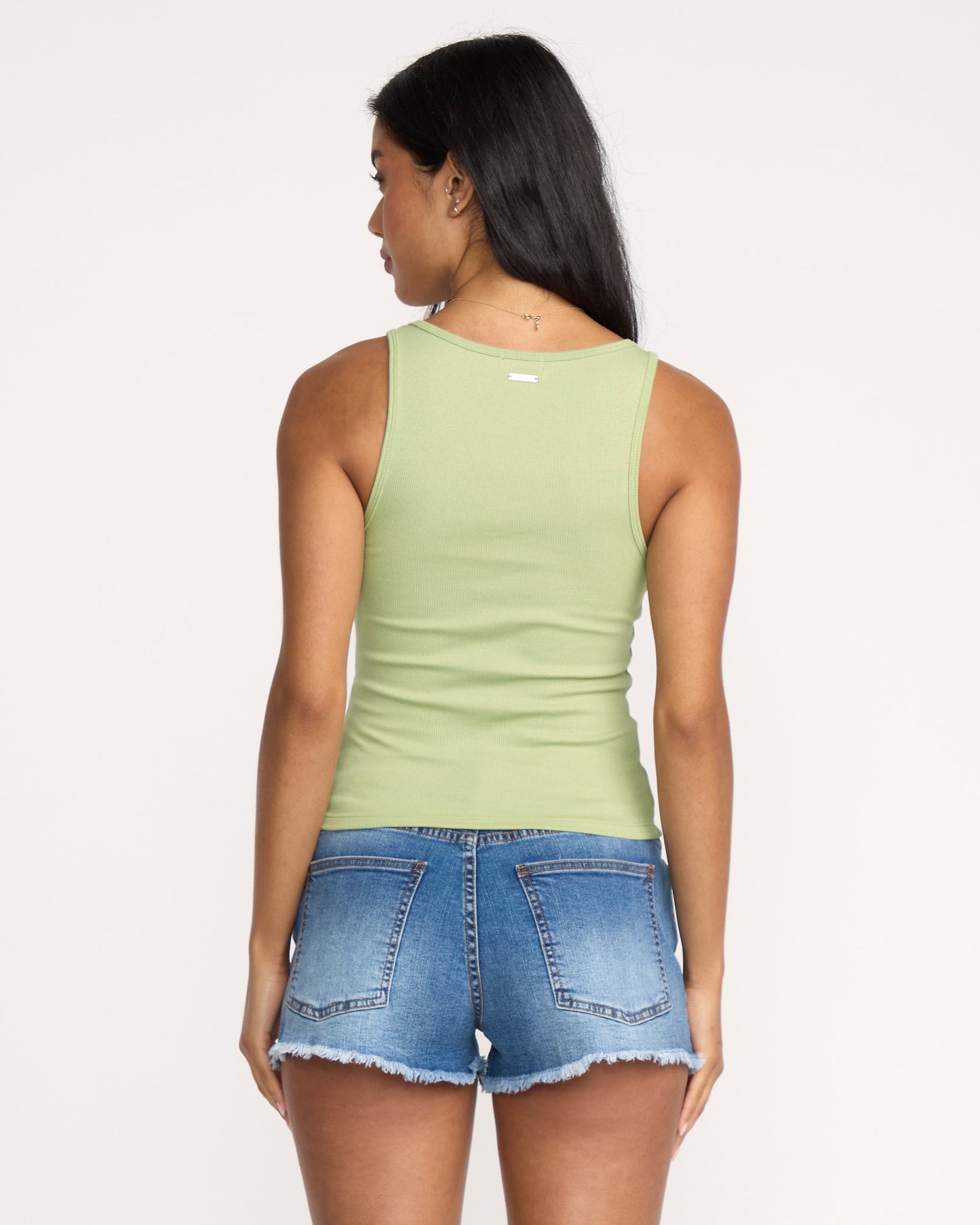 Nothing But Sun Knit Tank - Pistachio