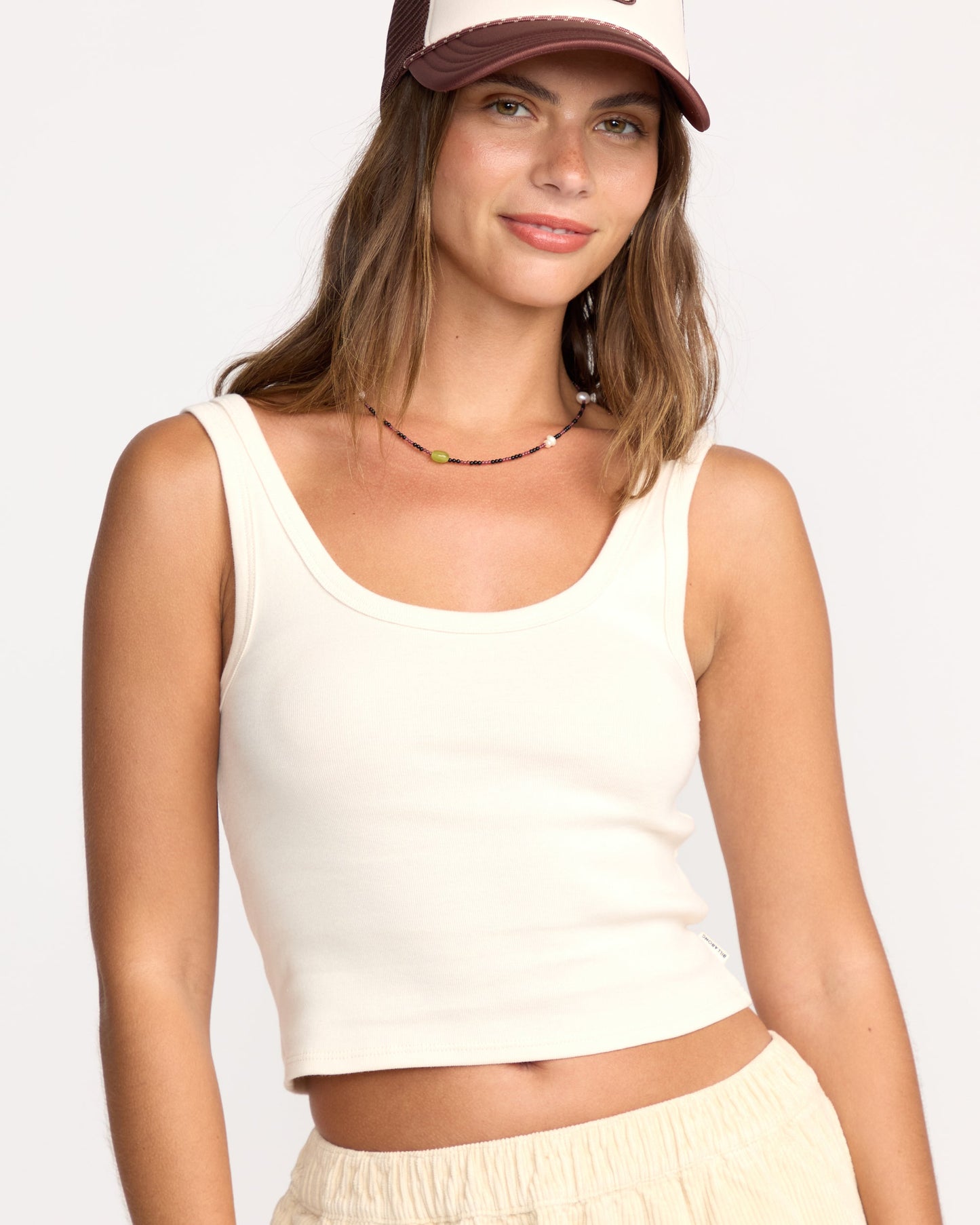 Goddess Knit Tank - Whitecap