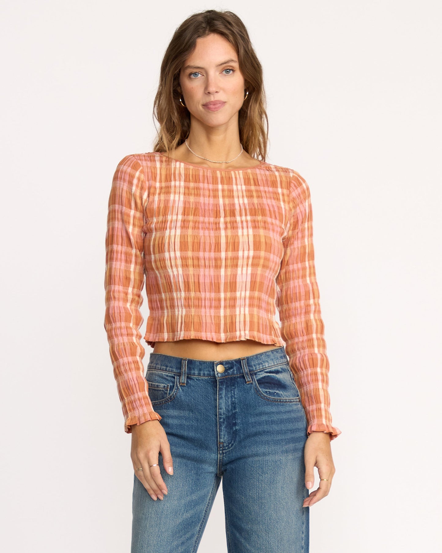 Check Me Out Long Sleeve Shirt - Sunburnt