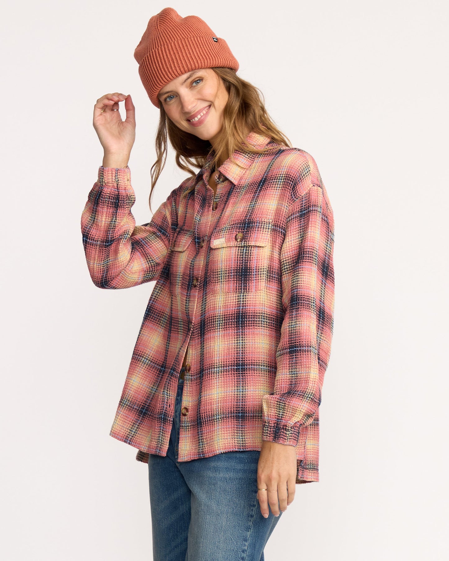 Big Bear Long Sleeve Shirt - Mountain Rose