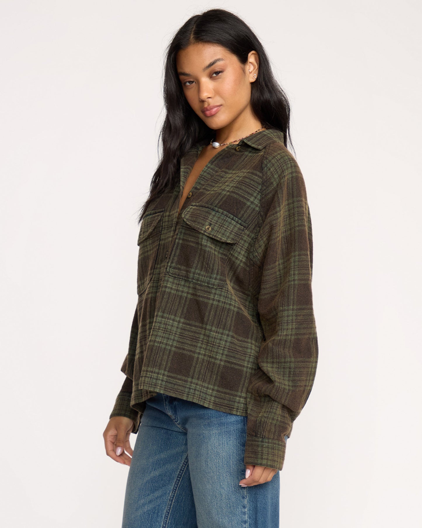 Coastal Breeze Long Sleeve Shirt - Black