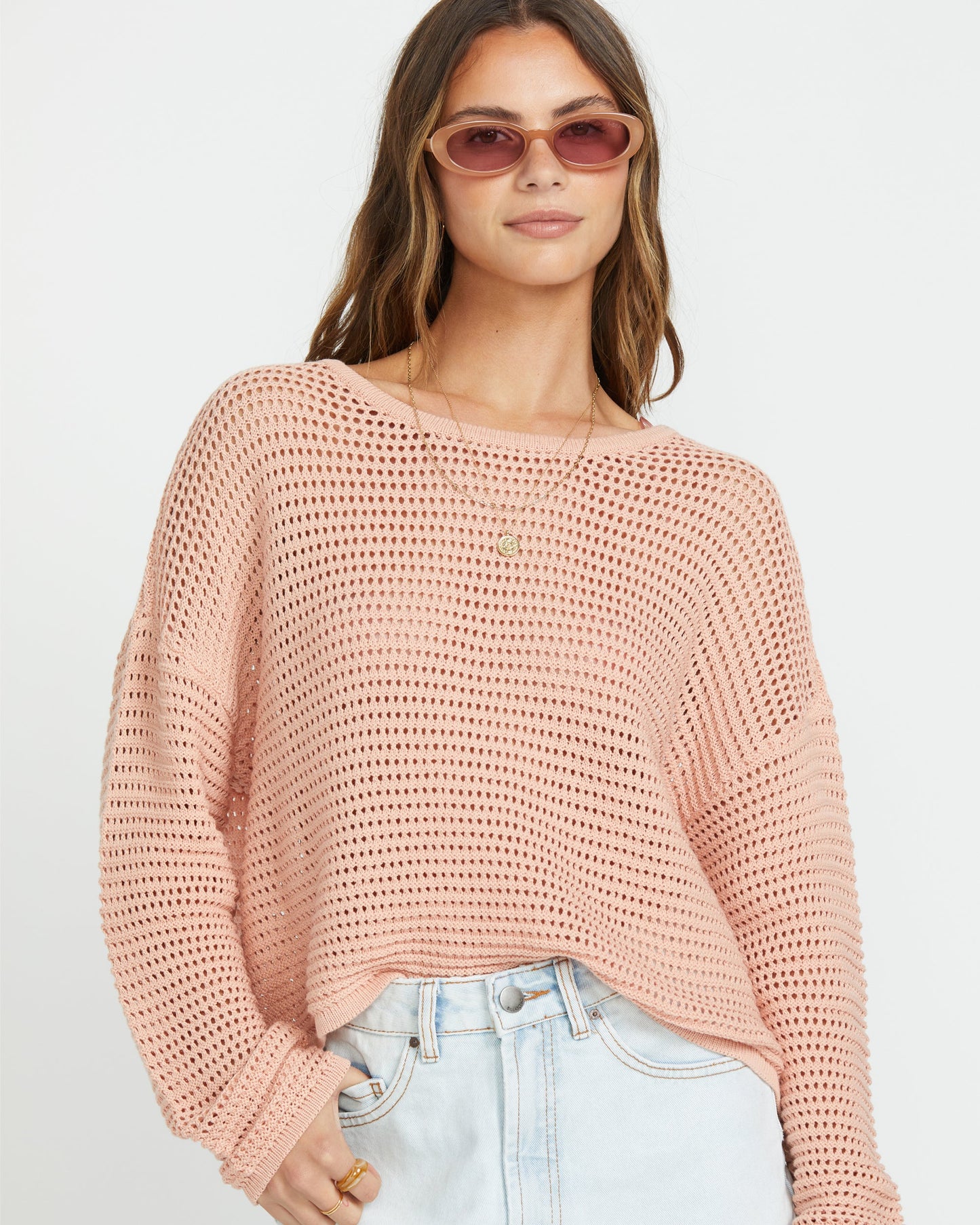 Daybreak Sweater - Faded Rose