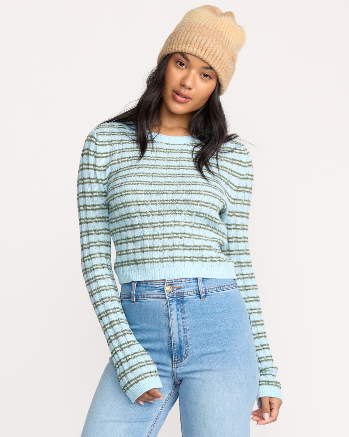 Clare Sweater - Misty Blue