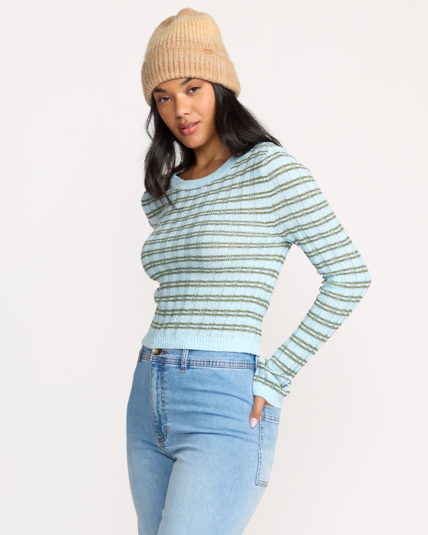 Clare Sweater - Misty Blue