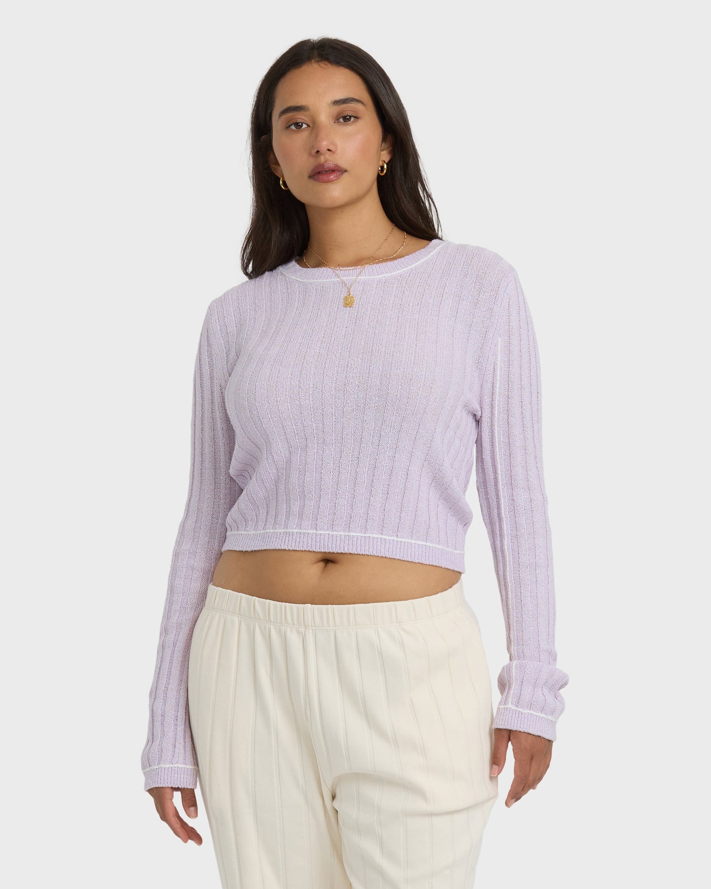 Clare Sweater - Violet Ice