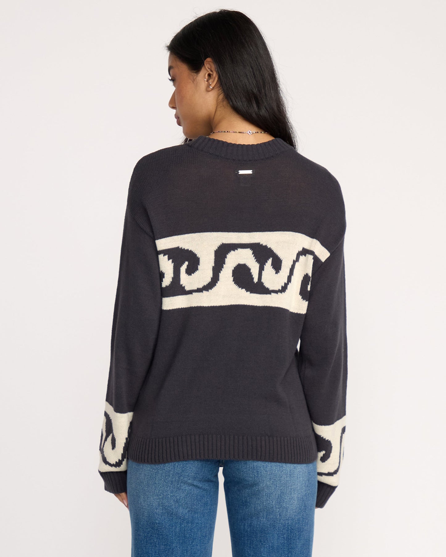 Wave Fade Sweater - Black Sands
