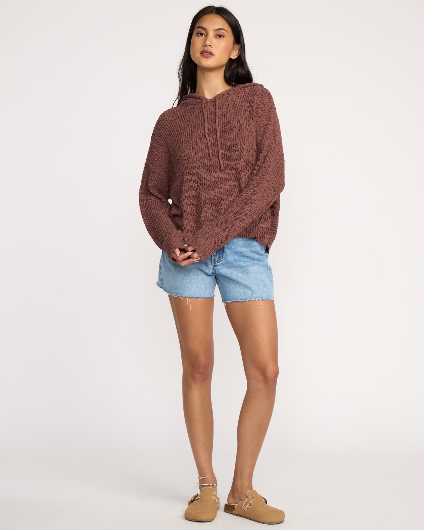 Hot Beachin Hooded Sweater - Espresso