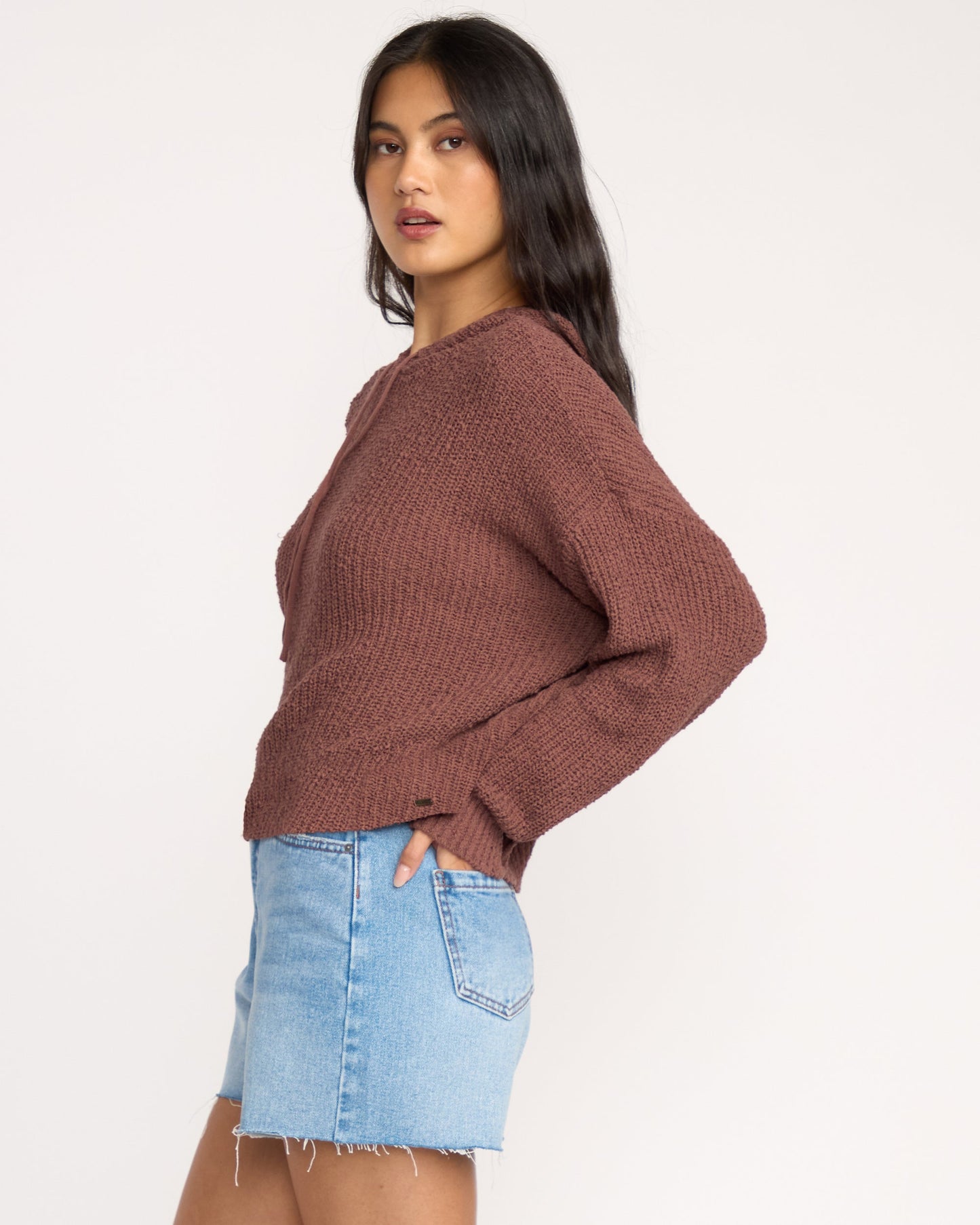 Hot Beachin Hooded Sweater - Espresso