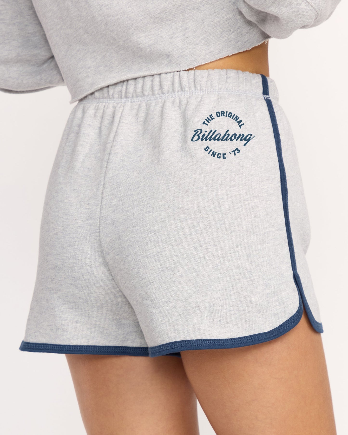 Triple Palms Dolphin Shorts - Heather Grey