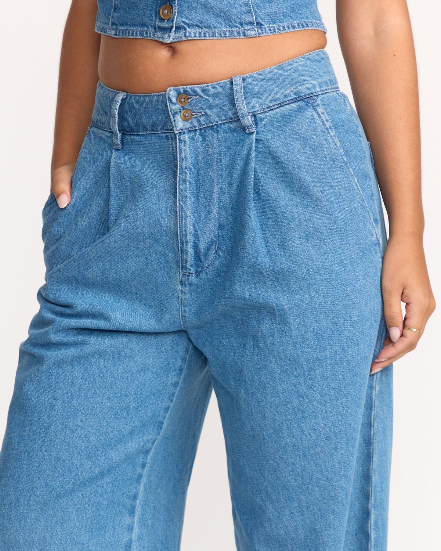 Wave Washed Pants - Salt Washed
