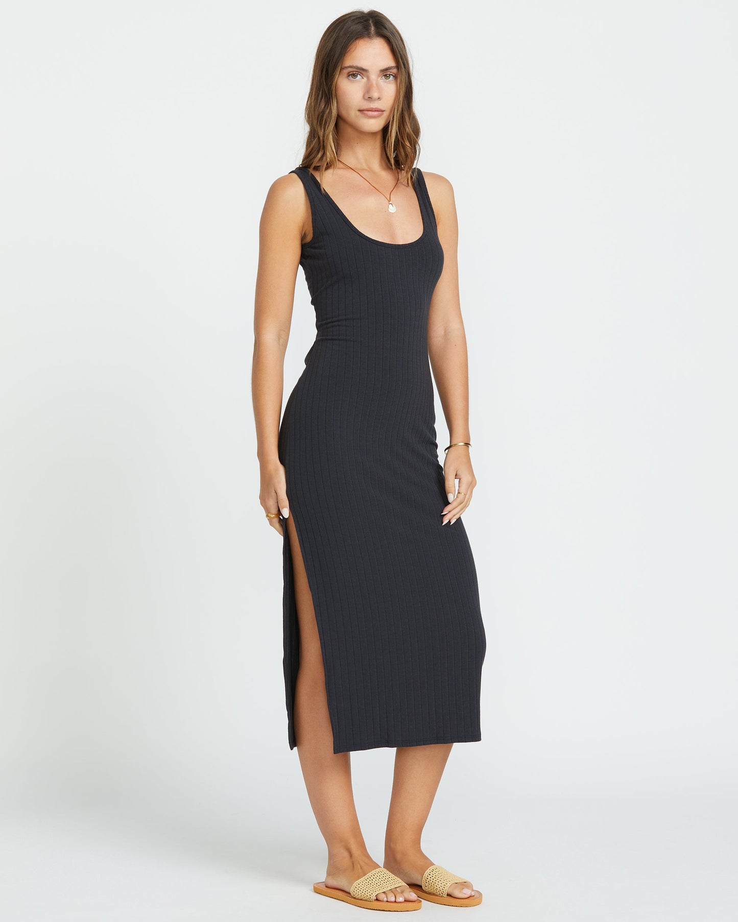 Take A Look Reversible Dress - Black Sands