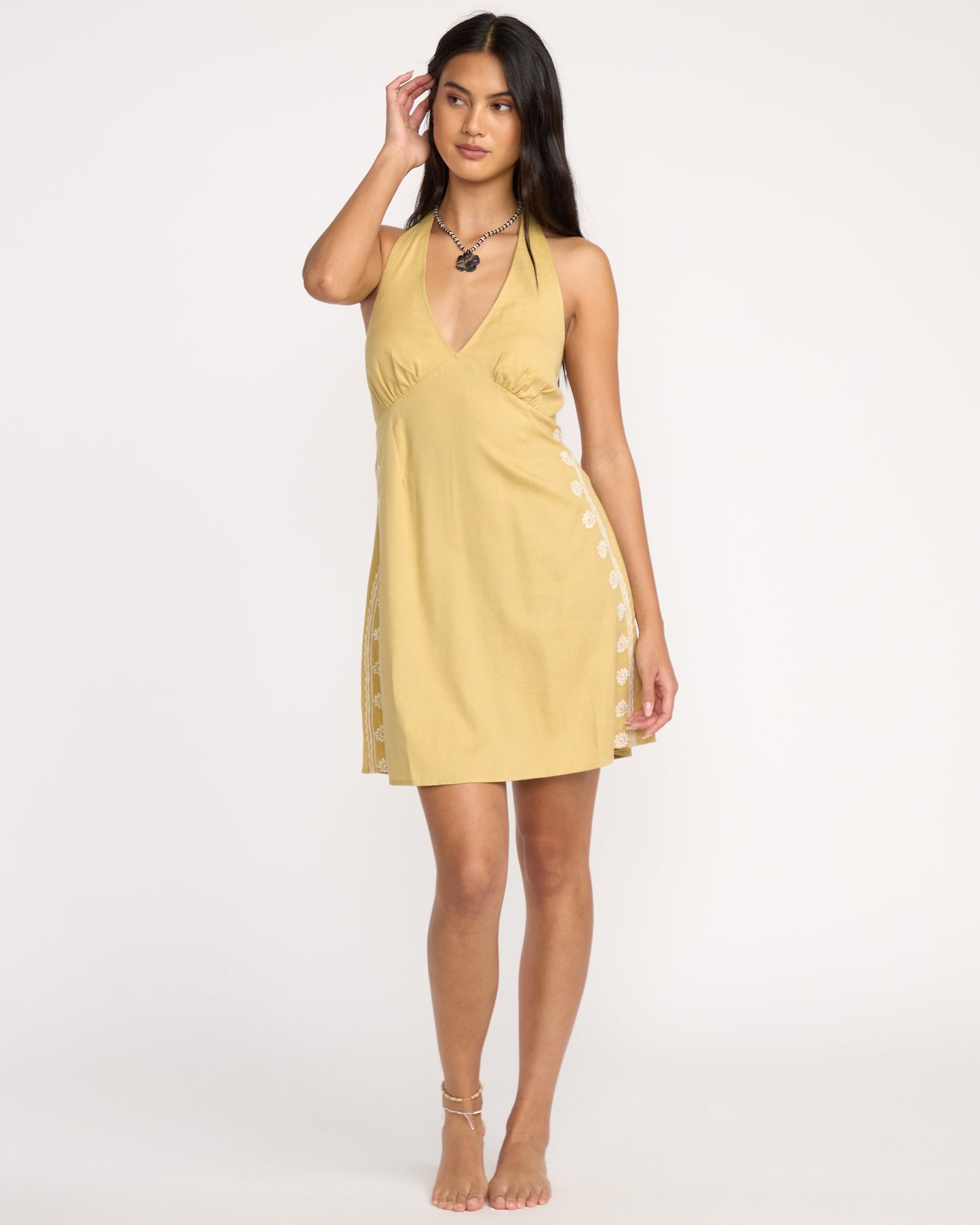 Sunny Sometimes Dress - Light Olive