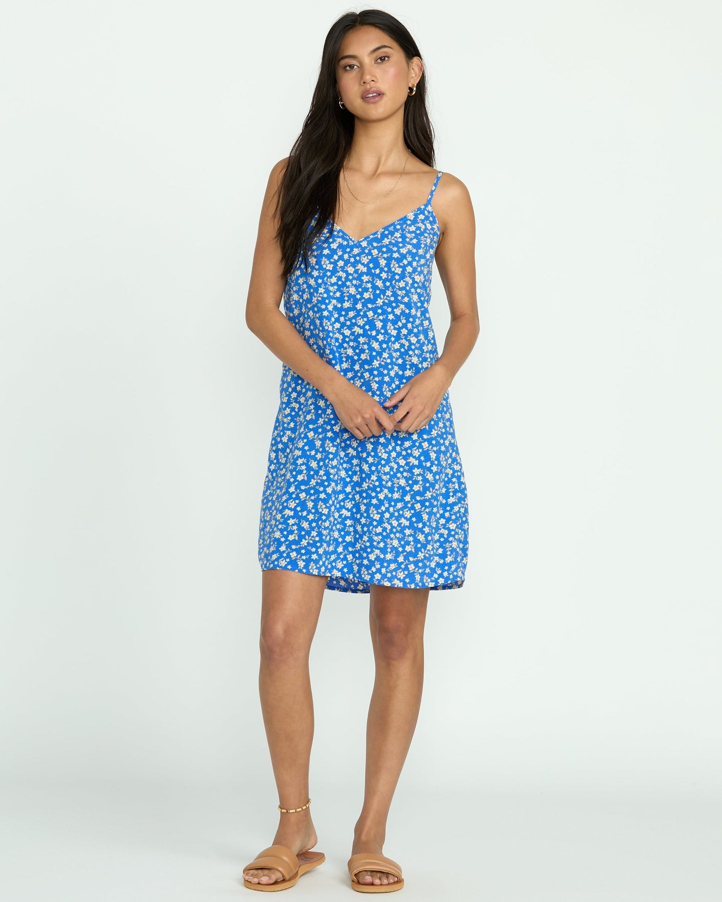 90S Babe Mini Dress - True Blue