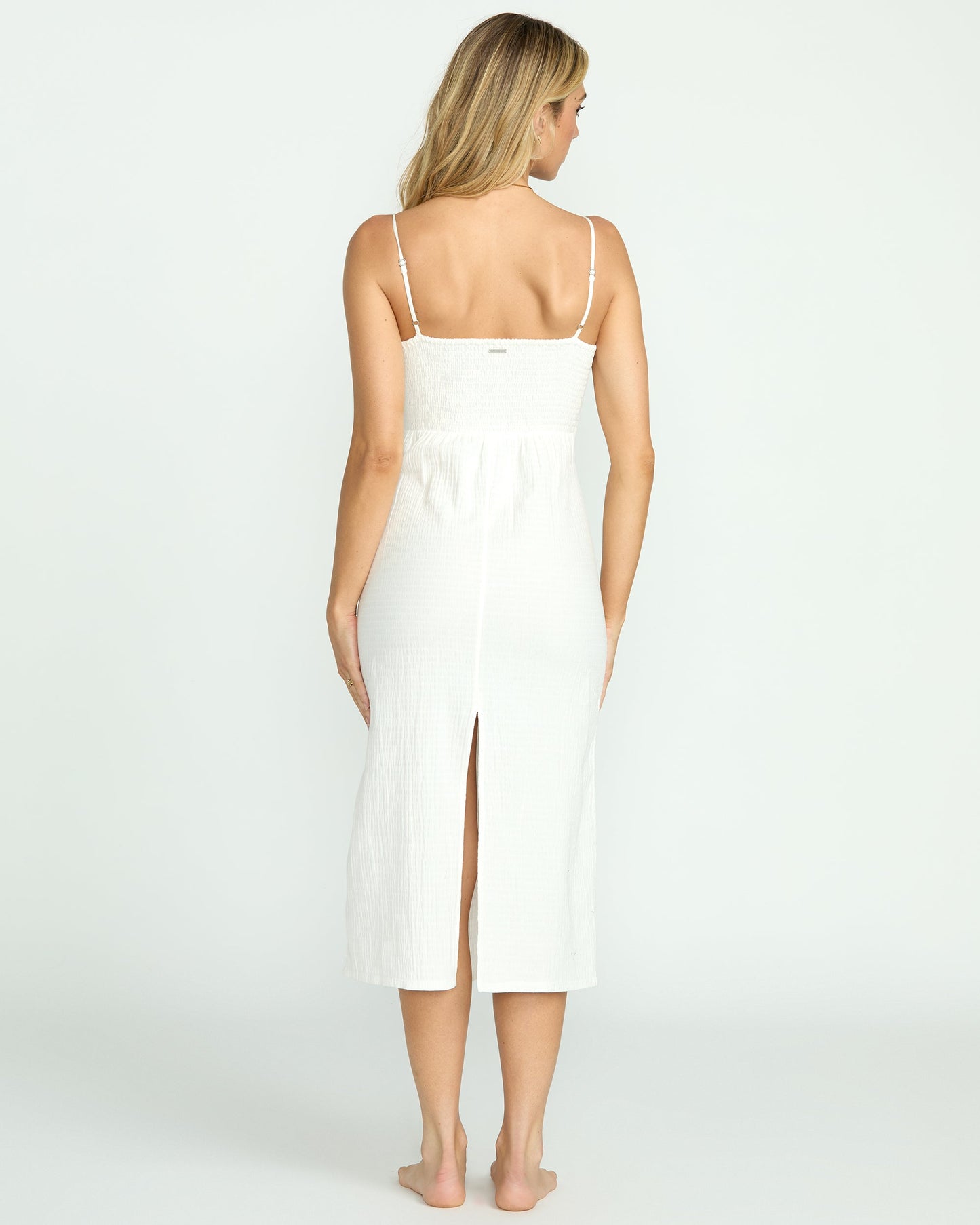 Crystal Clear Midi Dress - Salt Crystal