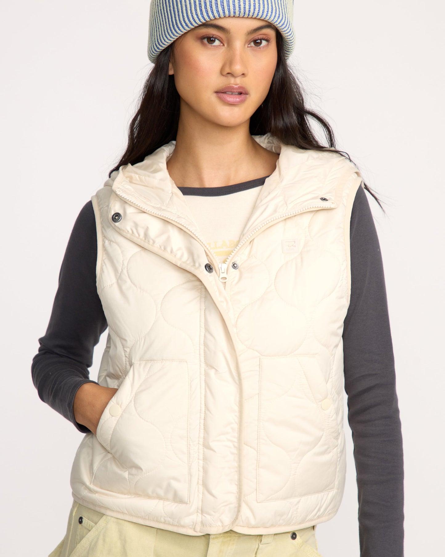Cliffs Quilted Lightweight Vest - Whitecap
