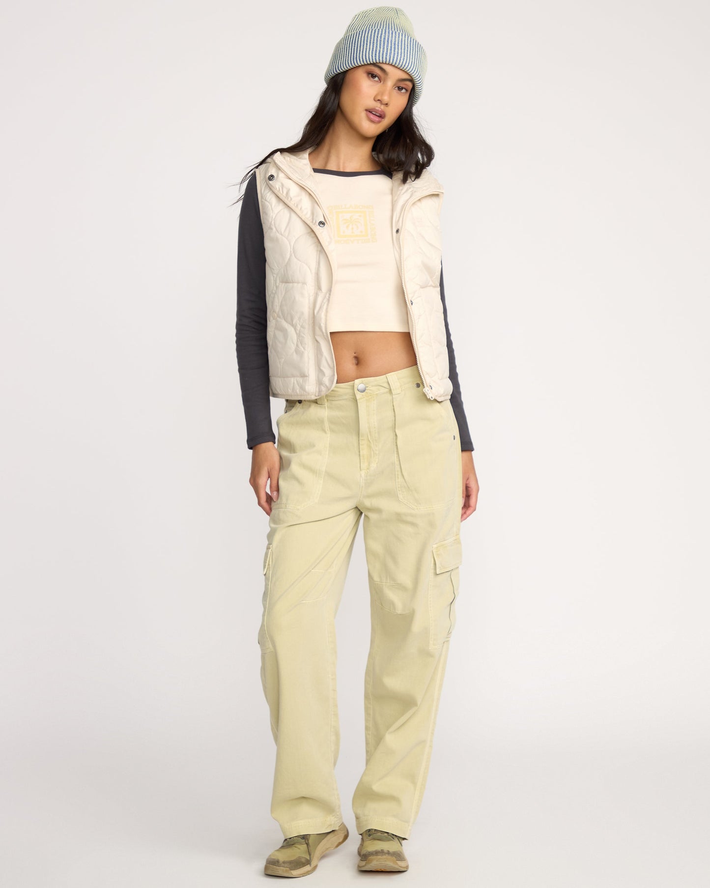 Cliffs Quilted Lightweight Vest - Whitecap
