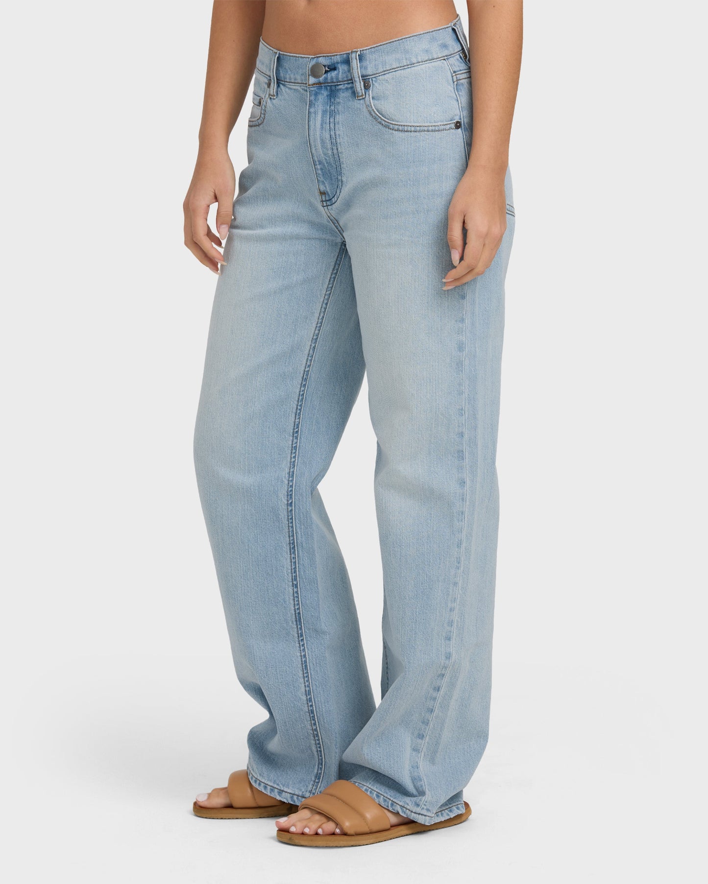 Shifter Straight Leg Pants - Blue Glass
